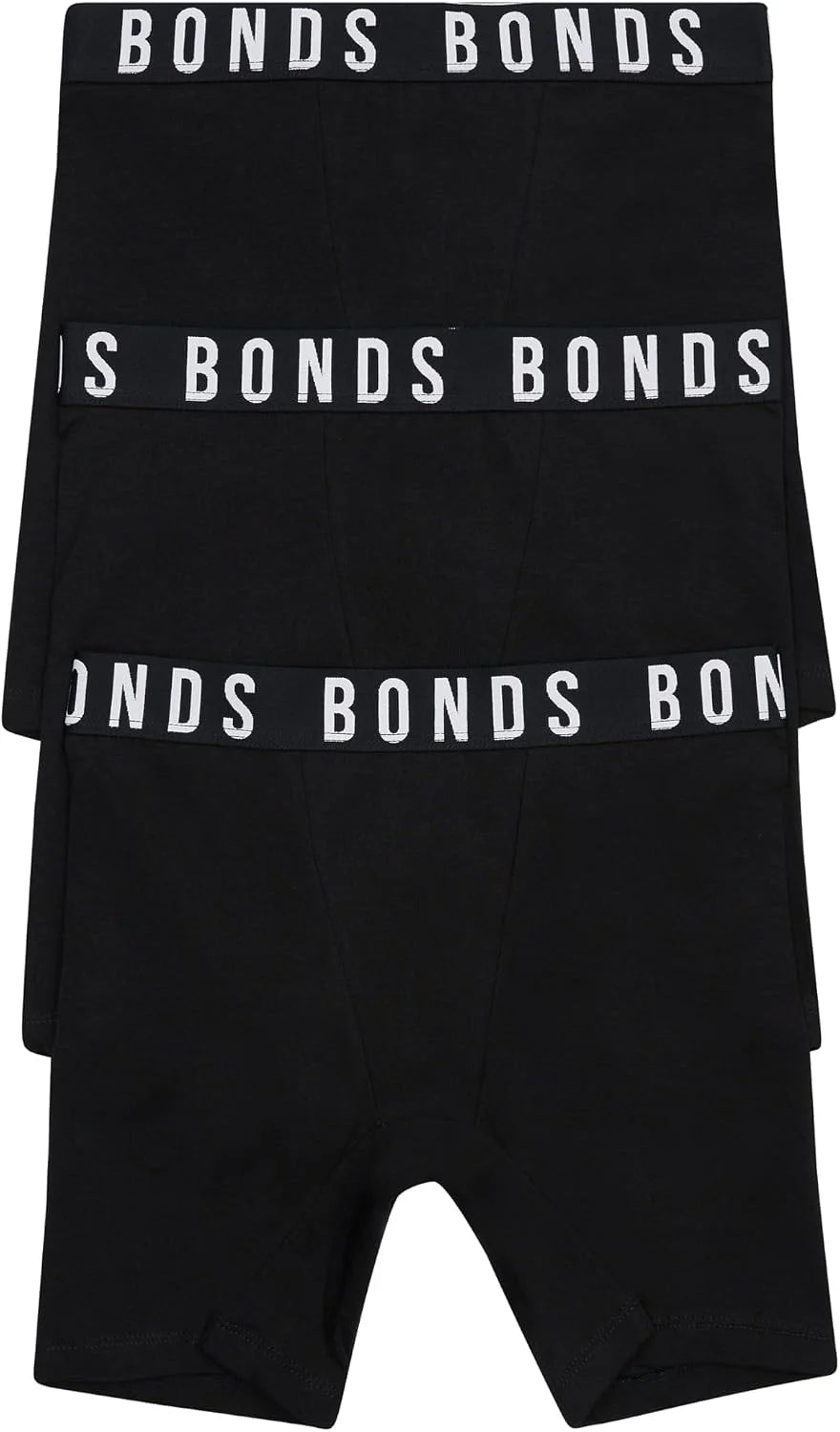 Bonds Women's Boxer Briefs 3-pack – Mid-length, Soft Cotton, Everyday Comfort Underwear