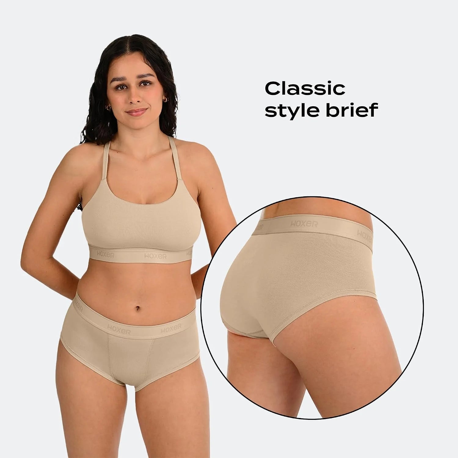 Woxer Women’s Classic Seamless Boyshort Panties, Soft Modal Fabric with No Roll Inseam, Chafe-Free, Breathable Design