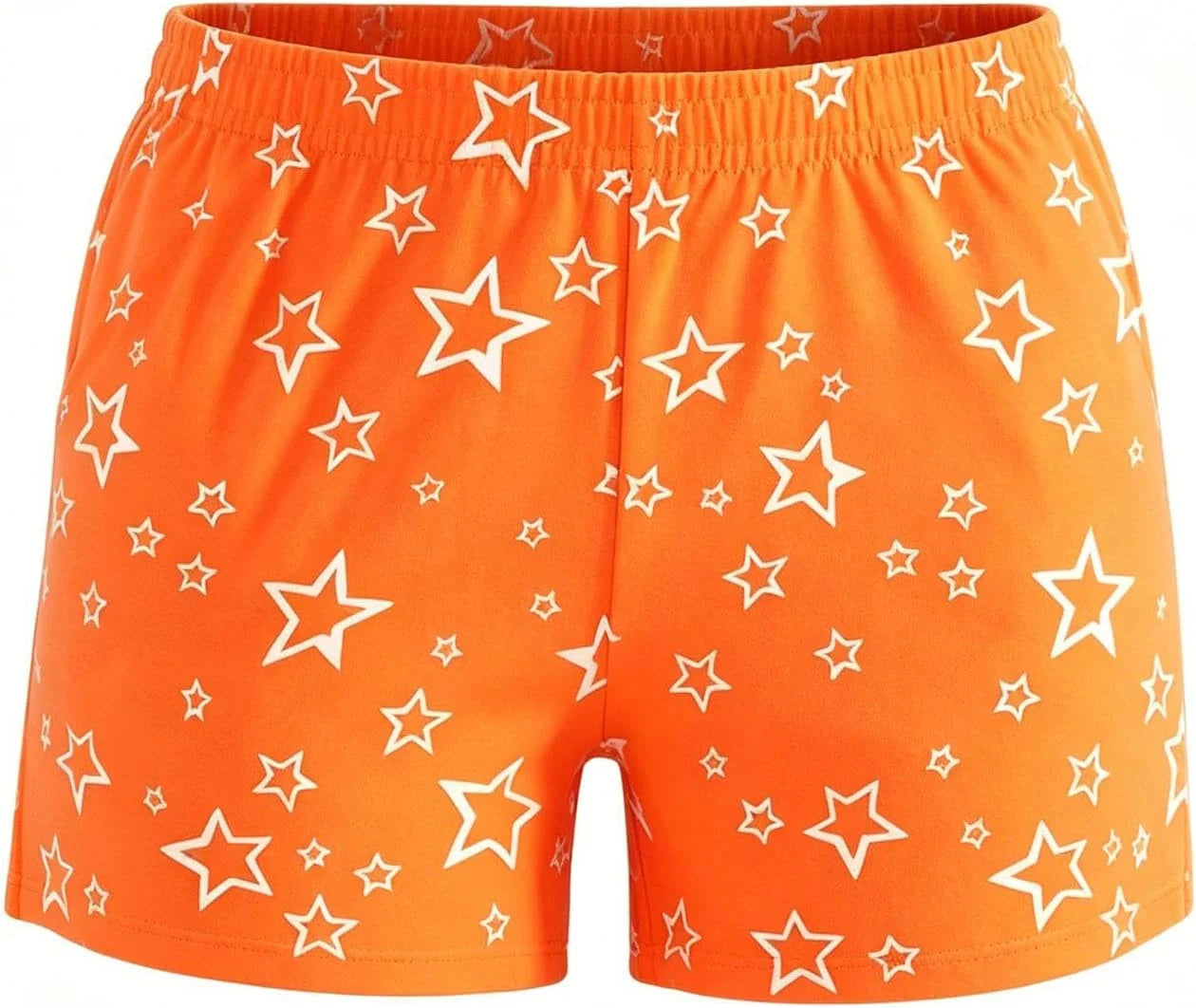 Women's Boyshorts Underwear Cute Stars Print Boxer Briefs Full Coverage Lounge Bottom Breathable Panties