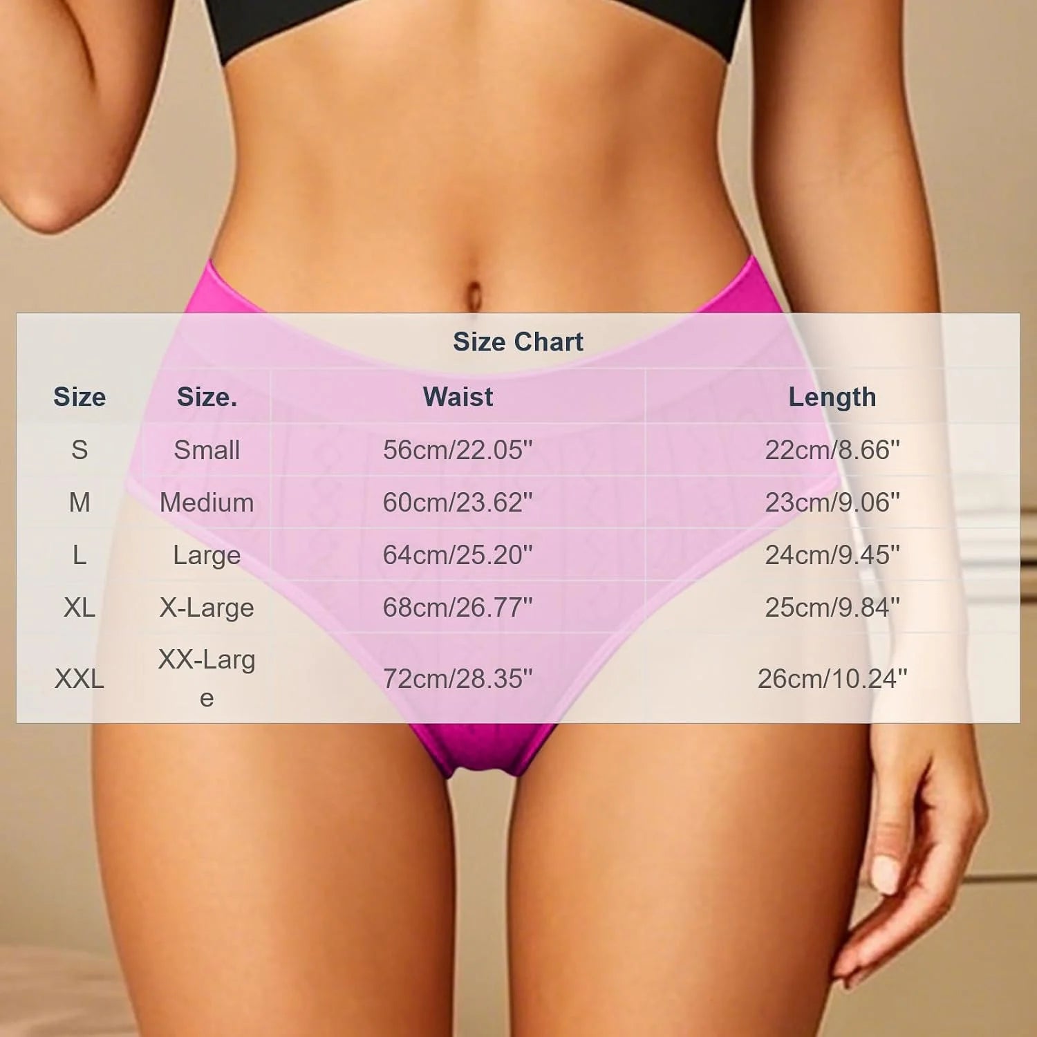 Womens Seamless Brief High Waisted Tummy Control Panties