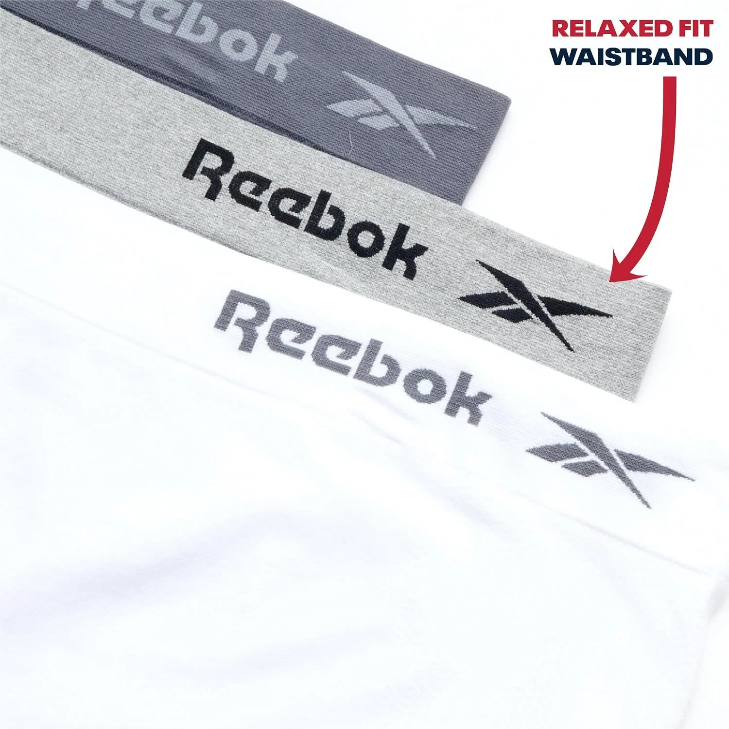 Reebok Womens Boyshorts 3 Pack Long Leg Performance Underwear 6" Inseam