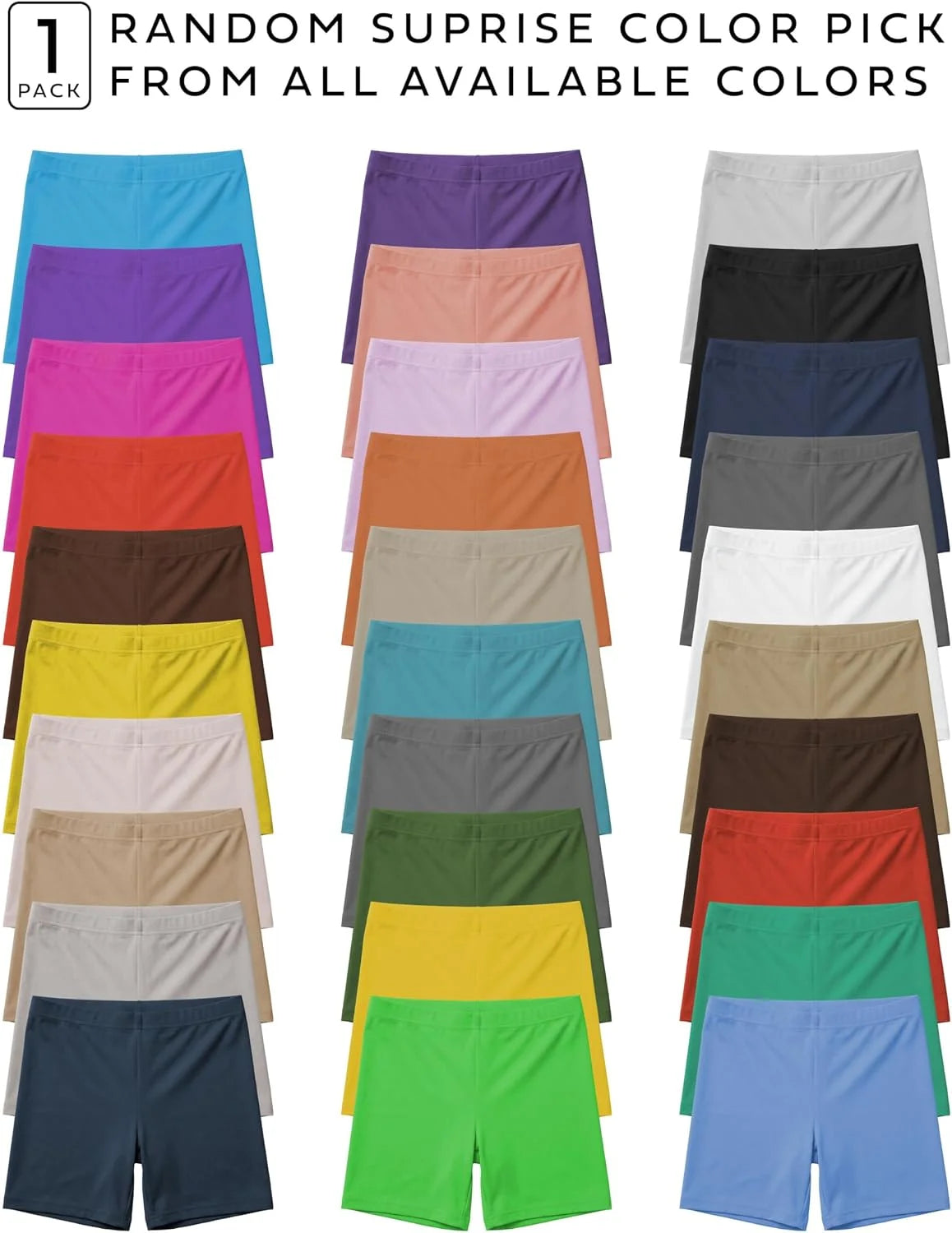 Sexy Basics Women's Ultra Soft Mini Bike Short | Spandex Workout Trunk Boxer | Multi Packs & Colors
