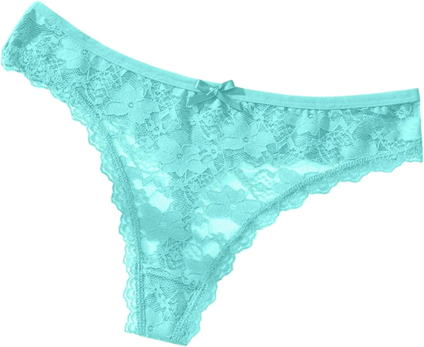 Sexy Lace Bow Low Waist Panties for Women Underwear Brief