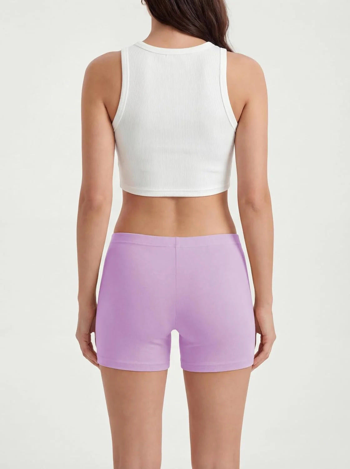 Sexy Basics Women's Ultra Soft Mini Bike Short | Spandex Workout Trunk Boxer | Multi Packs & Colors