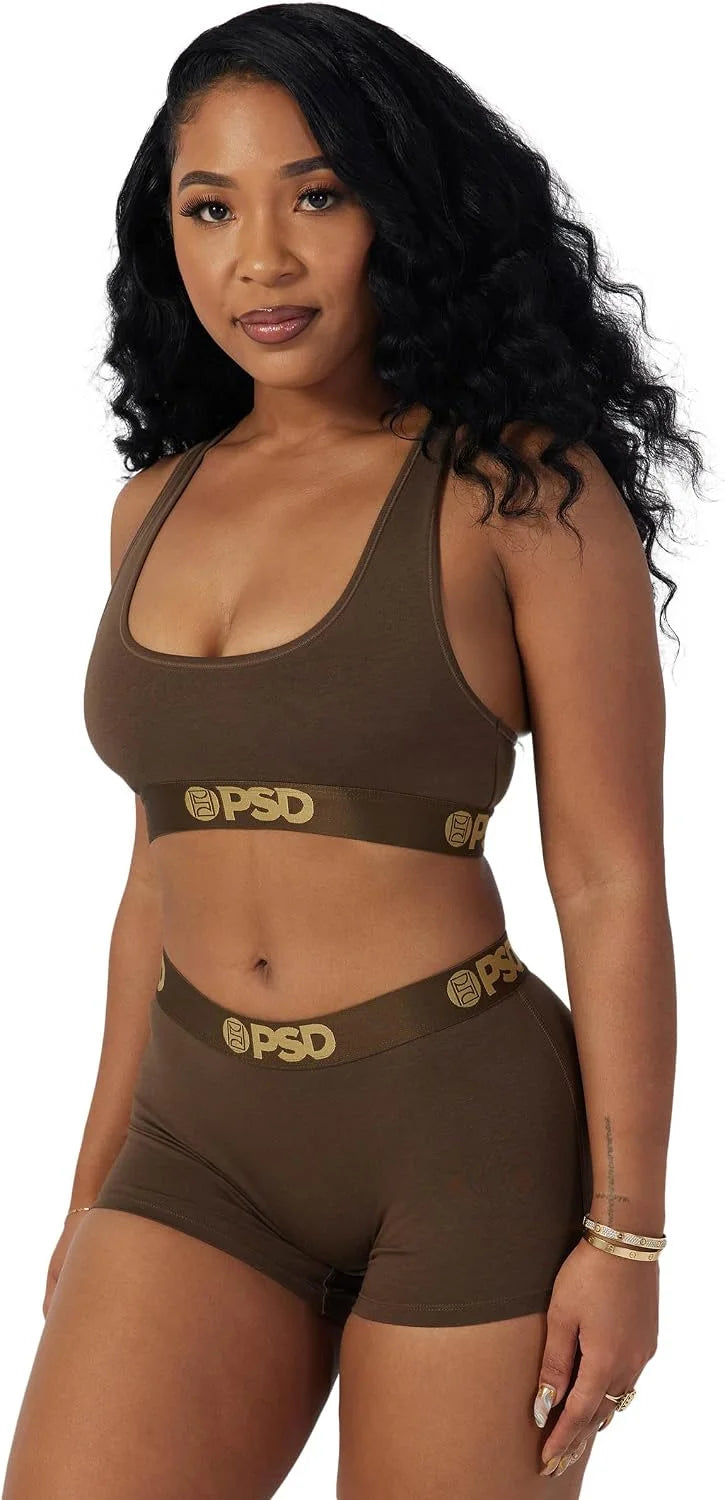 PSD Women's Various Print Boy Shorts - Full Coverage Women's Underwear - Comfortable Stretch Panties for Women