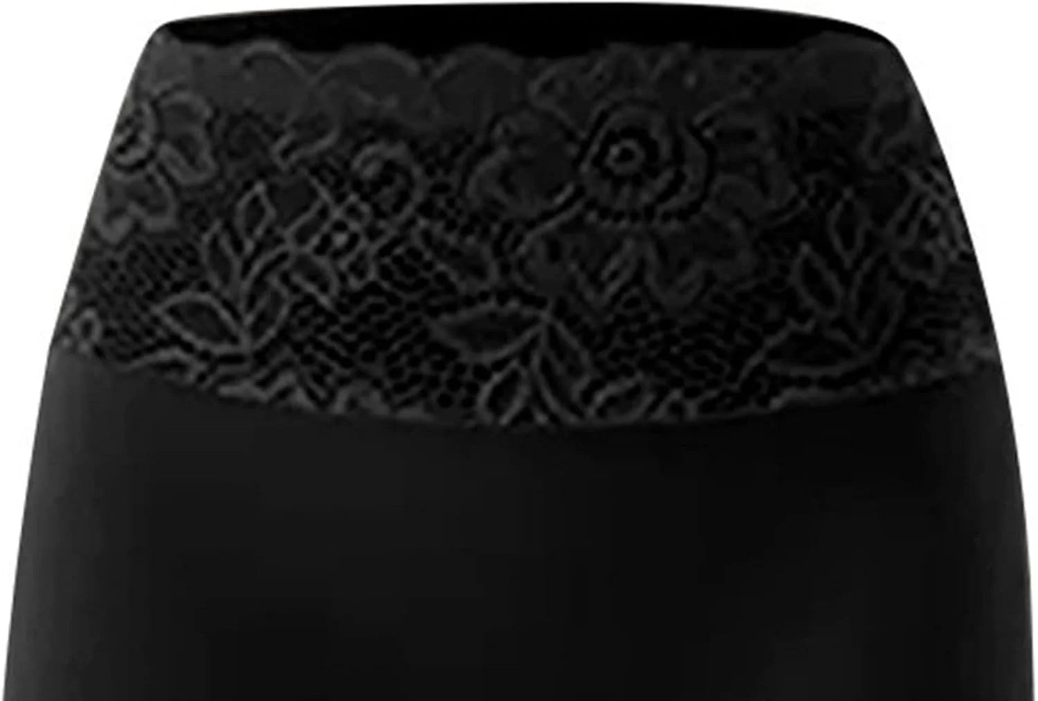 Women's Tummy Control Shapewear Shorts - Lace Patchwork High Waisted Body Shaper Slimming Underwear Boxer Briefs