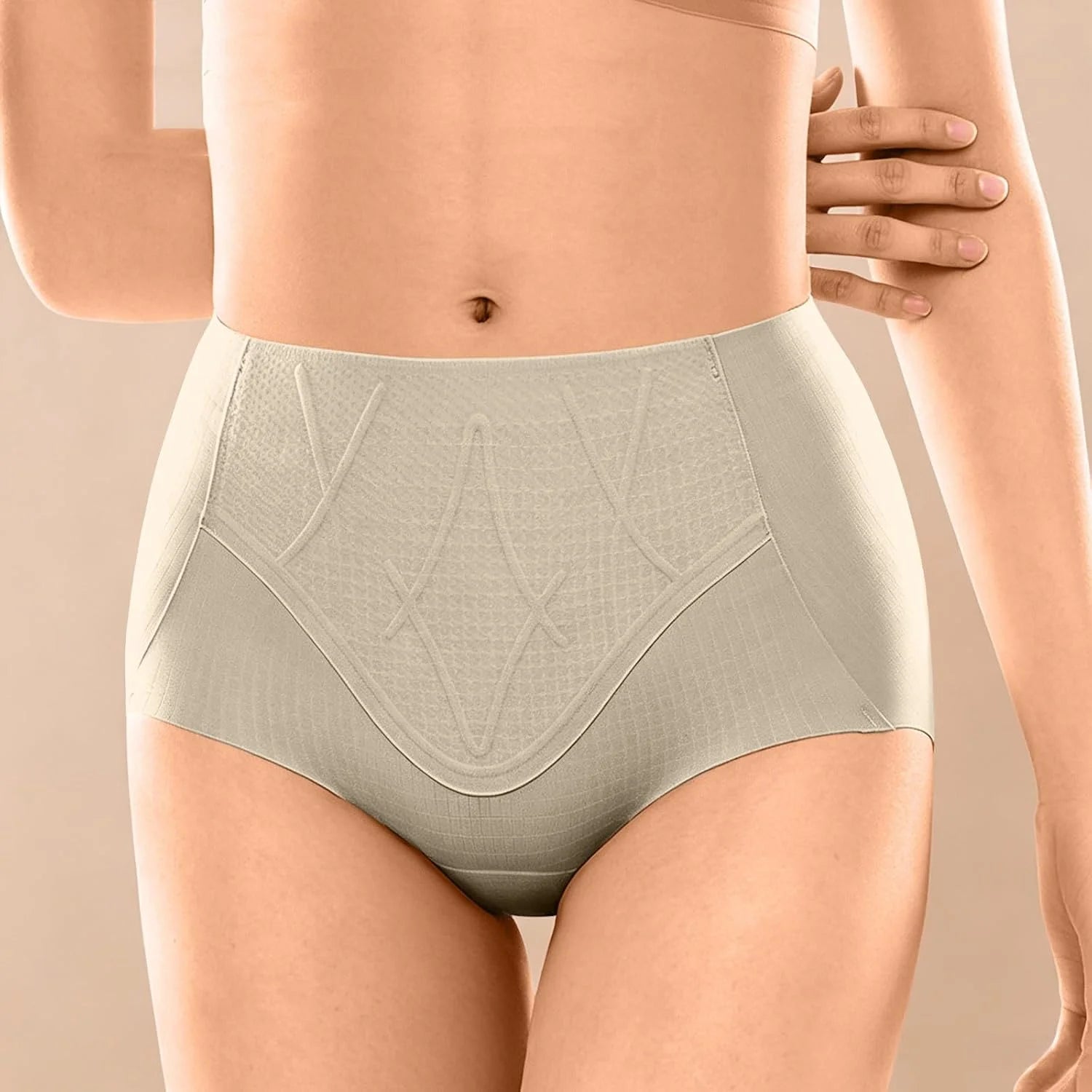 Mid Waist Shapewear Briefs for Women Tummy Control Underwear
