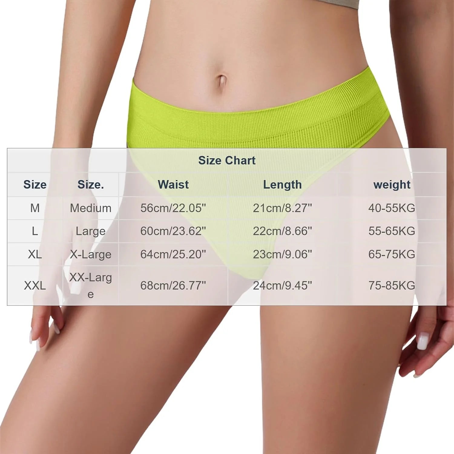 Womens Ribbed Seamless Thong High Waisted Brief Underwear