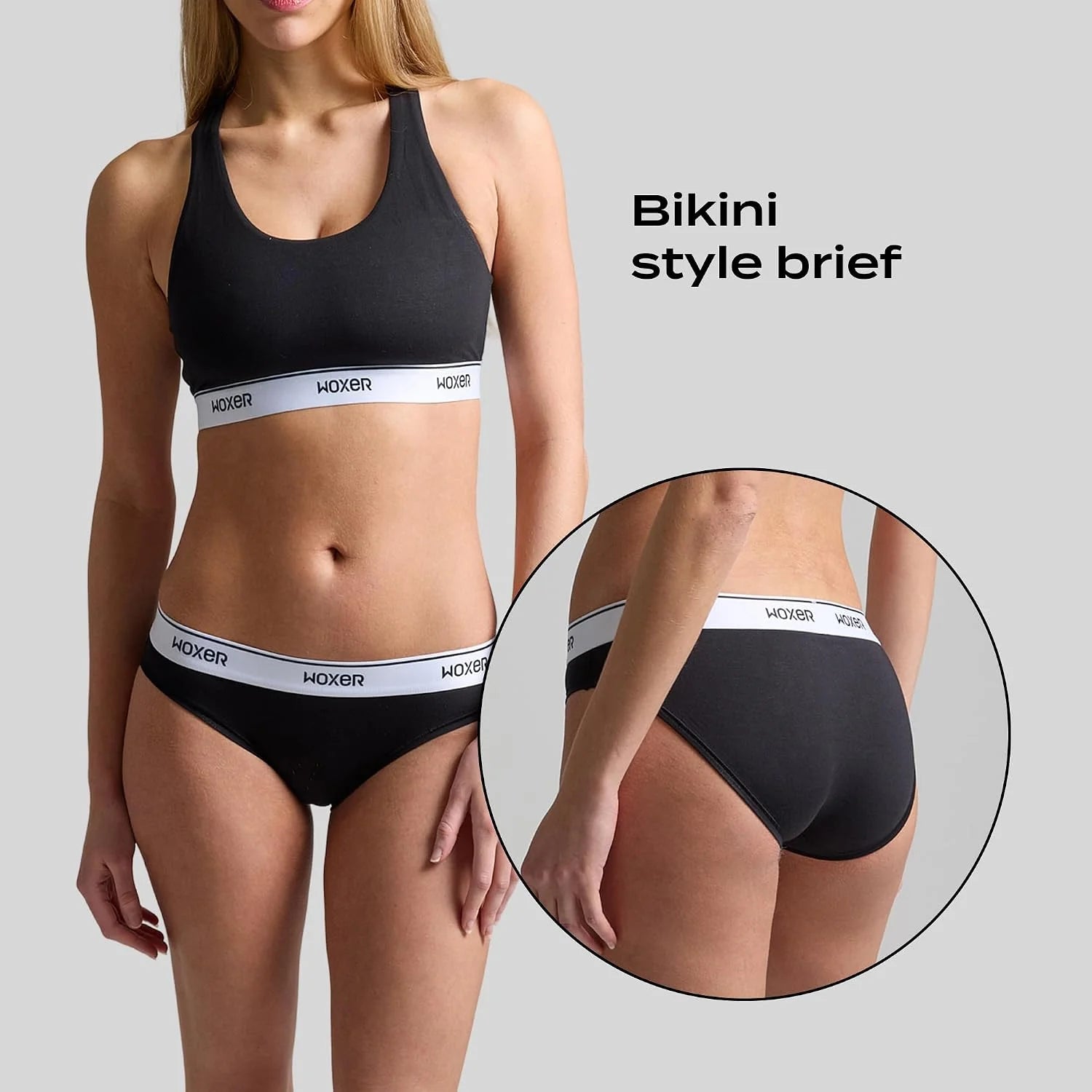 Woxer Women’s Seamless Bikini Underwear – Soft Modal, Chafe-Free, Moisture-Wicking Bikini Style Panties –Tag-Free Design