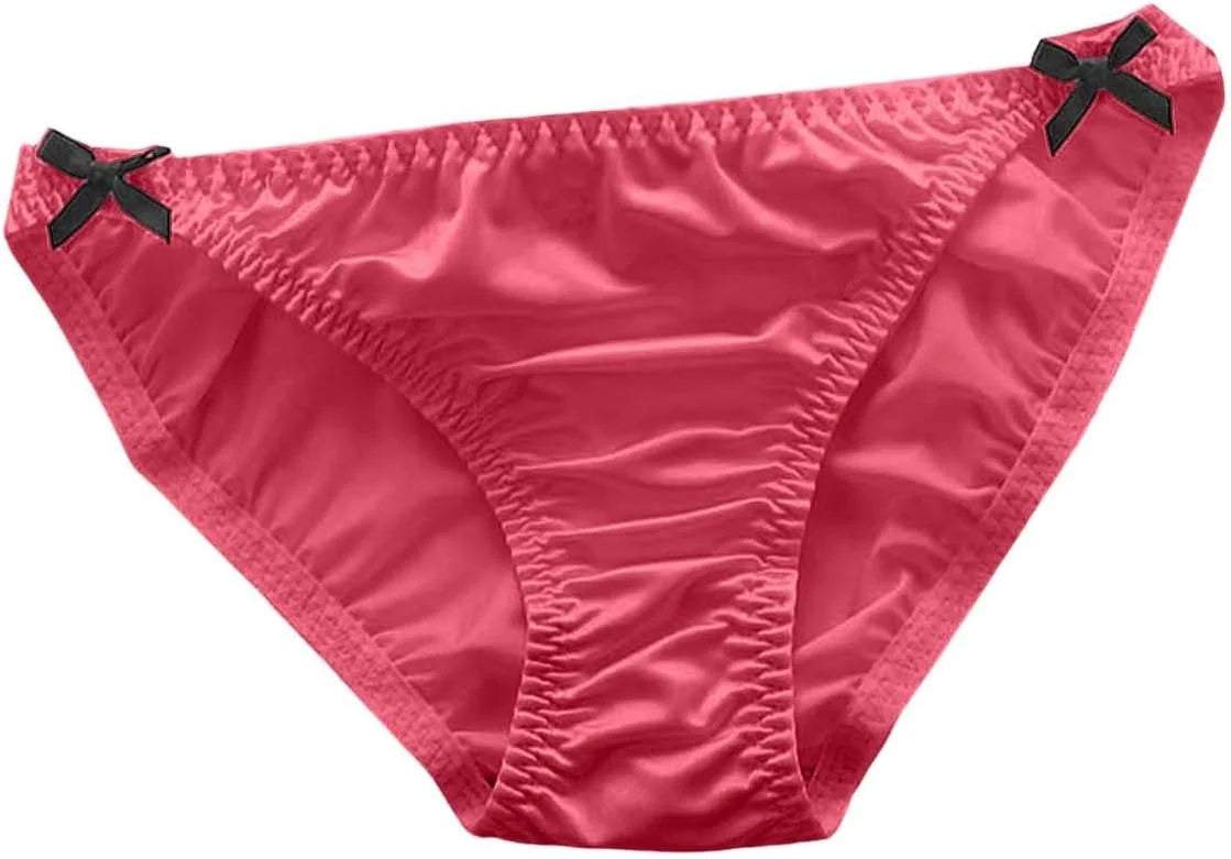 Bow Briefs Sexy Low Waist for Women Seamless Comfort Underwear