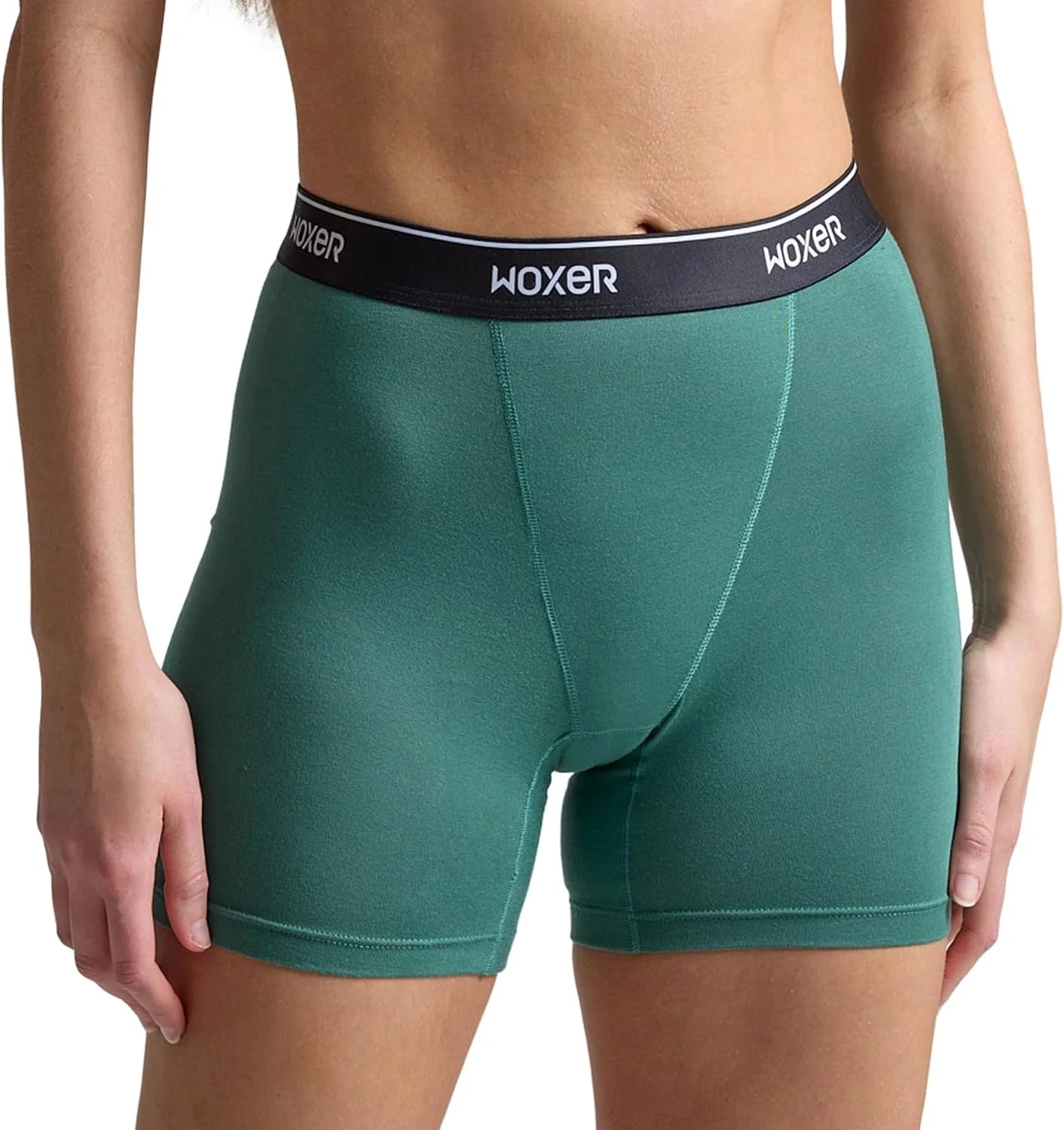 Woxer Womens Baller 5" High Waisted Boy Shorts Underwear – Seamless Boxer Briefs, Boyshort Panties, No Show Women’s Boxers