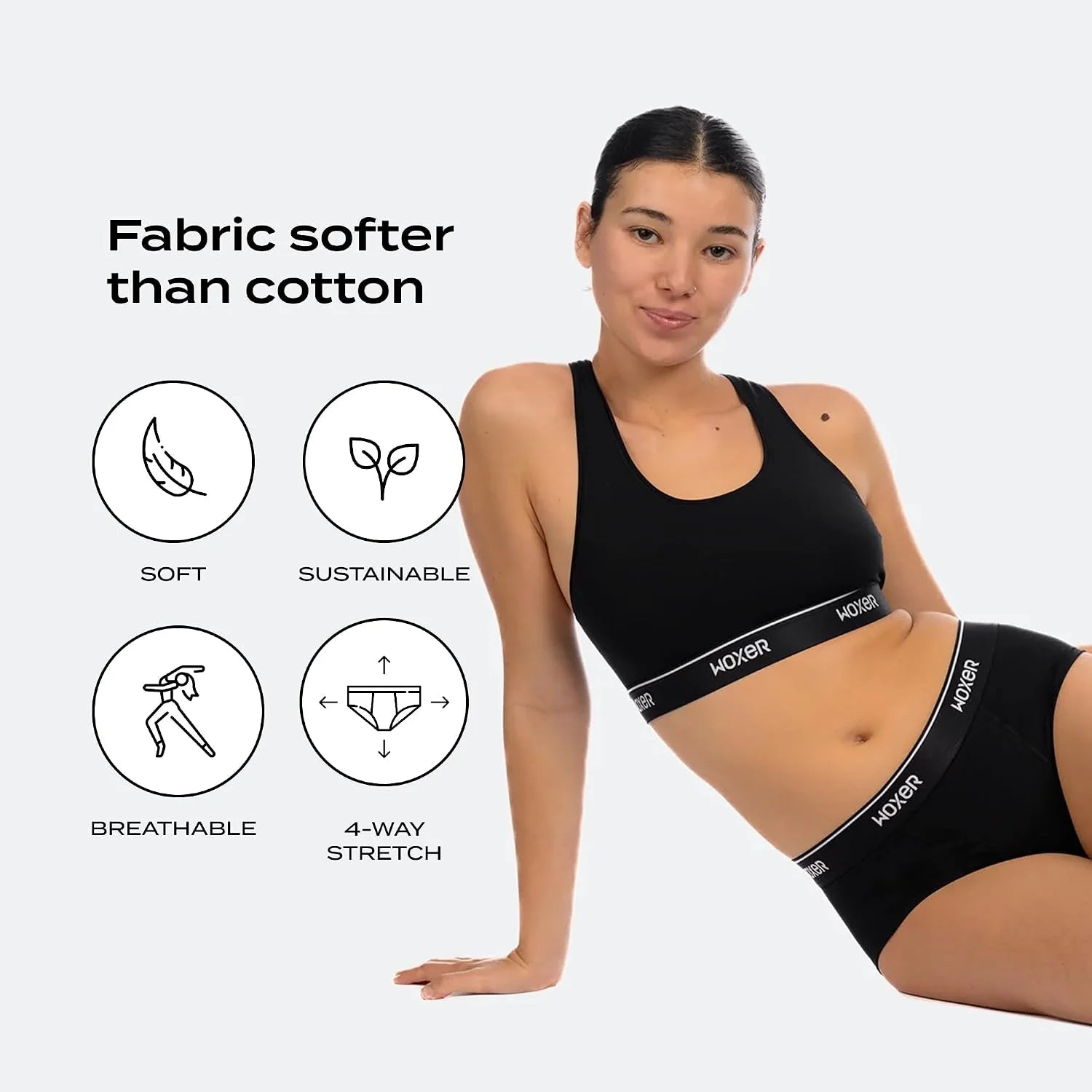 Woxer Women’s Classic Seamless Boyshort Panties, Soft Modal Fabric with No Roll Inseam, Chafe-Free, Breathable Design