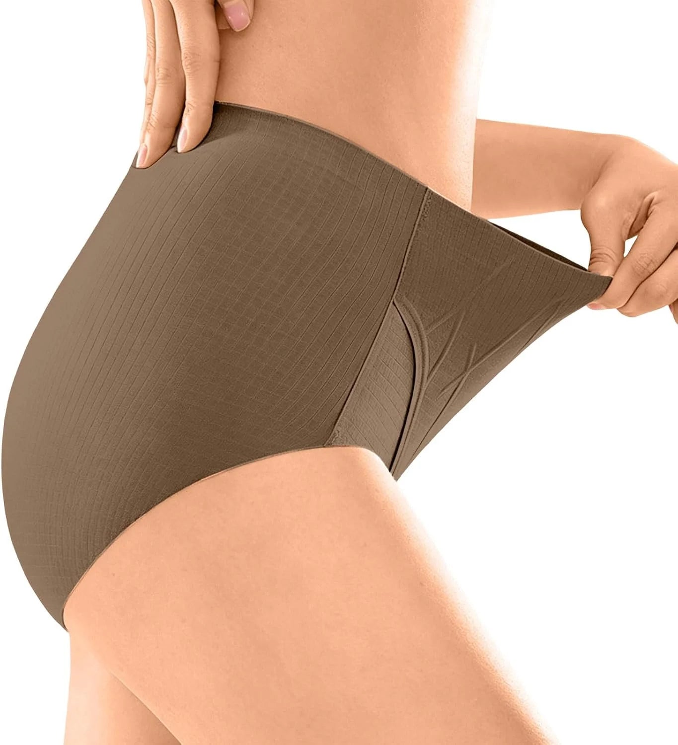 Mid Waist Shapewear Briefs for Women Tummy Control Underwear
