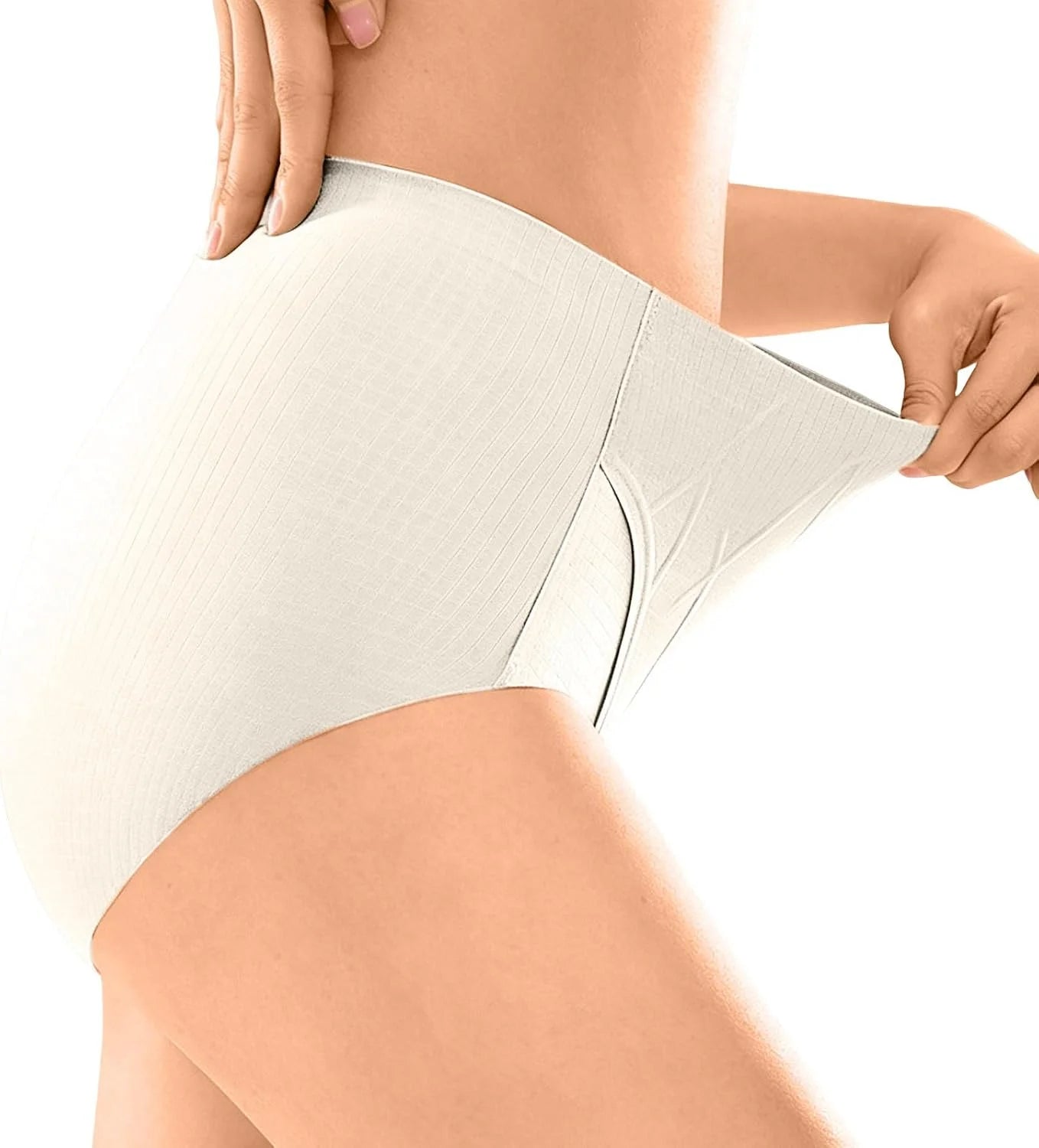 Mid Waist Shapewear Briefs for Women Tummy Control Underwear