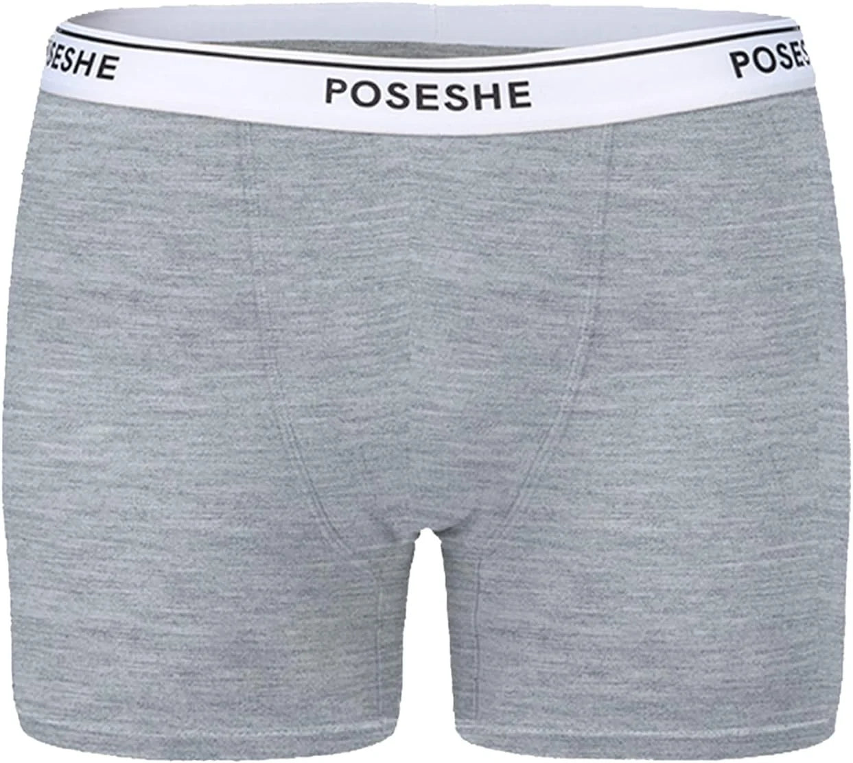 POSESHE Womens Boy Shorts Underwear Boxer Briefs MicroModal 6" Inseam, S-5X