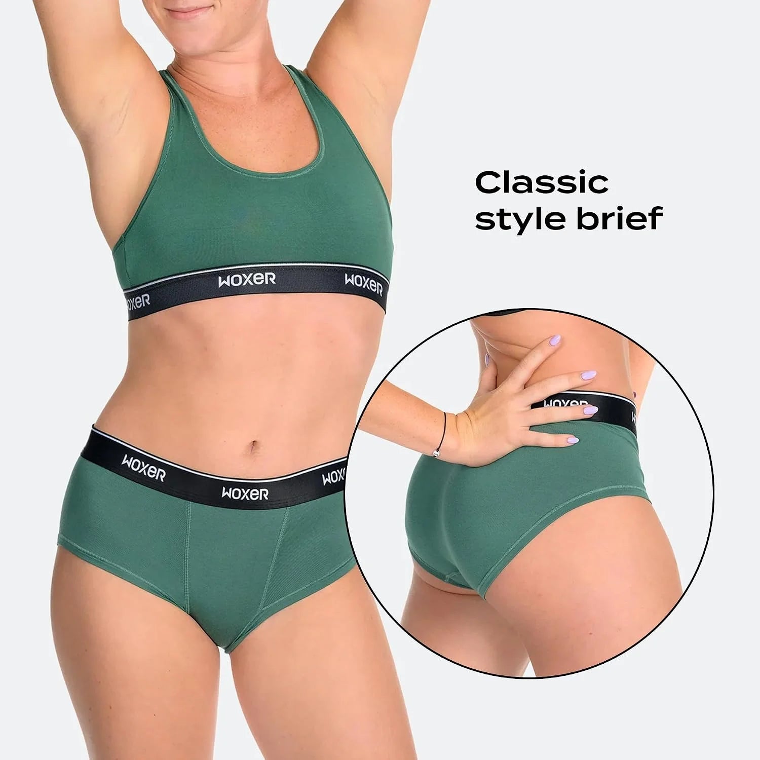 Woxer Women’s Classic Seamless Boyshort Panties, Soft Modal Fabric with No Roll Inseam, Chafe-Free, Breathable Design