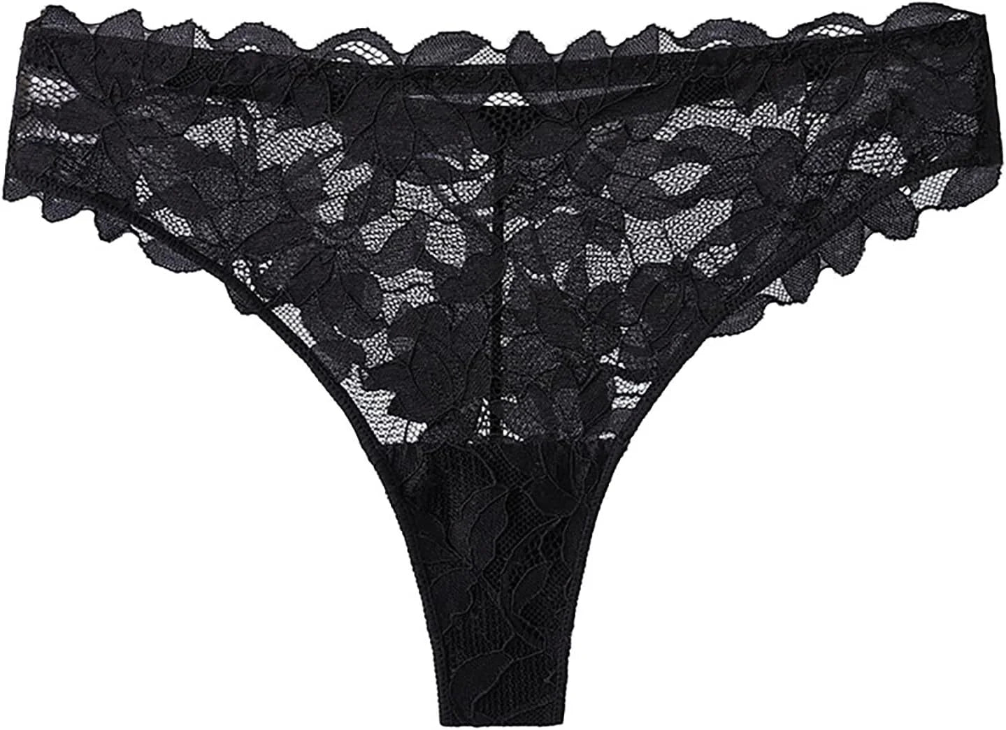 High Waist Lace Underwear for Women Sexy Thong Panties