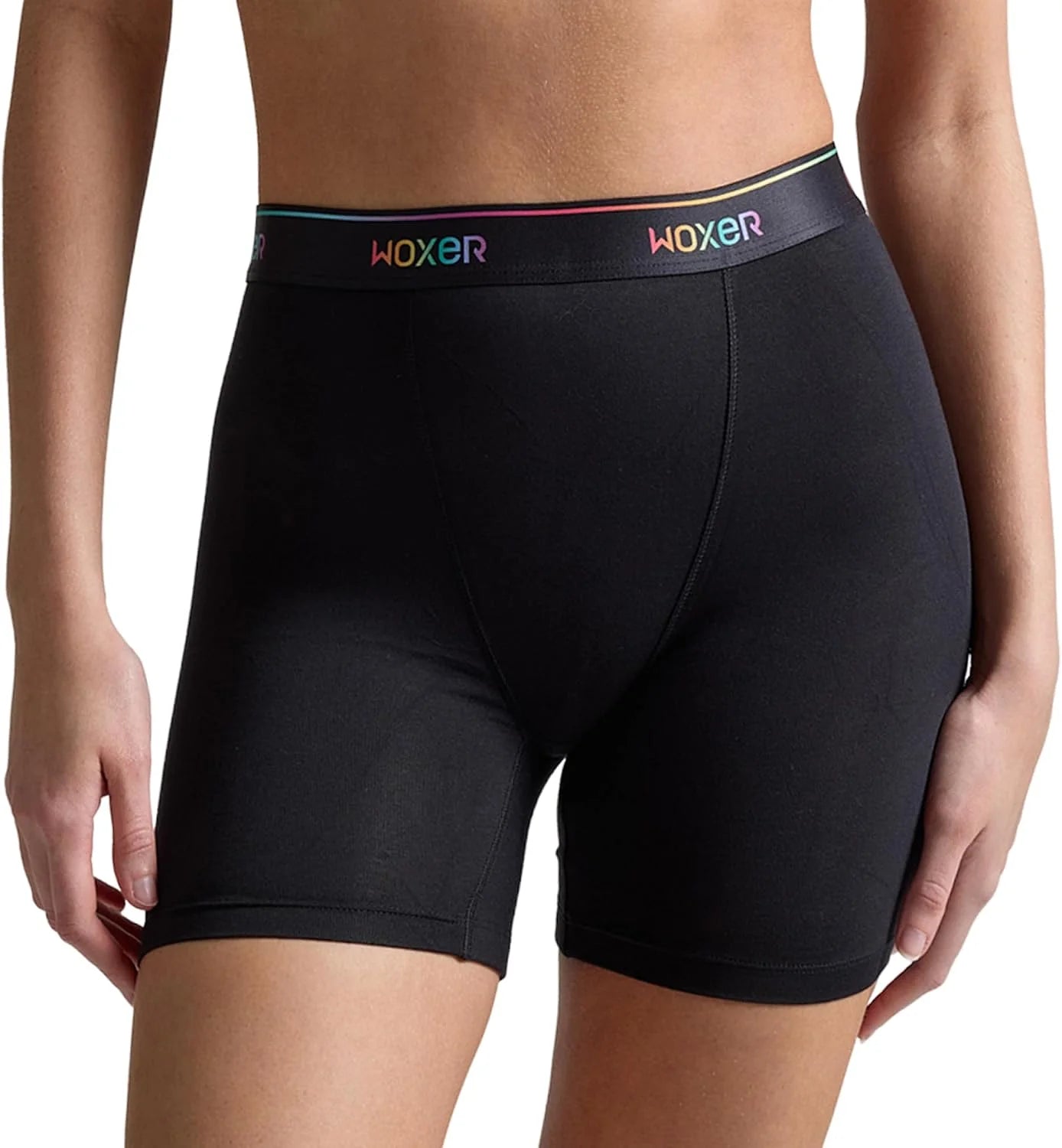 Woxer Womens Baller 5" High Waisted Boy Shorts Underwear – Seamless Boxer Briefs, Boyshort Panties, No Show Women’s Boxers