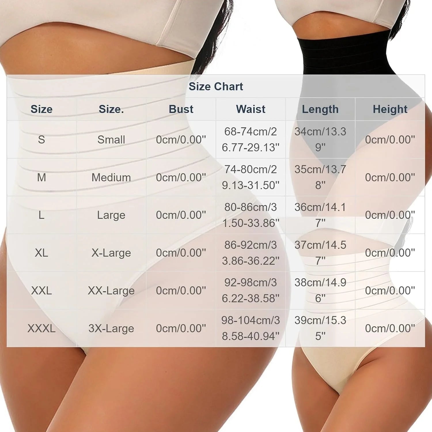 HGps8w Women's Tummy Control Shapewear Briefs - High Waisted Body Shaper Waist Cincher Underwear Panties