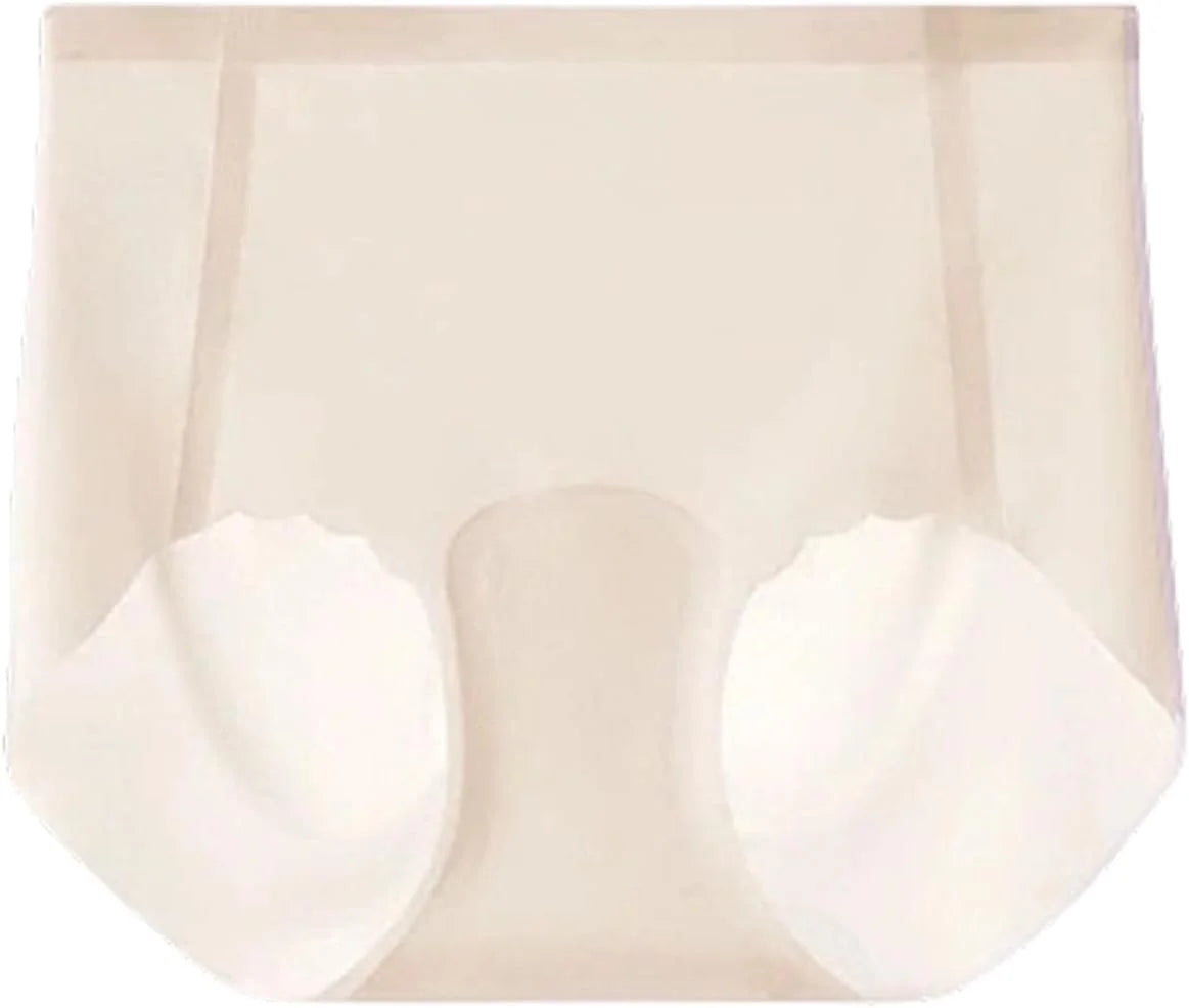 Scalloped Mid Waist Briefs for Women Seamless Everyday Underwear