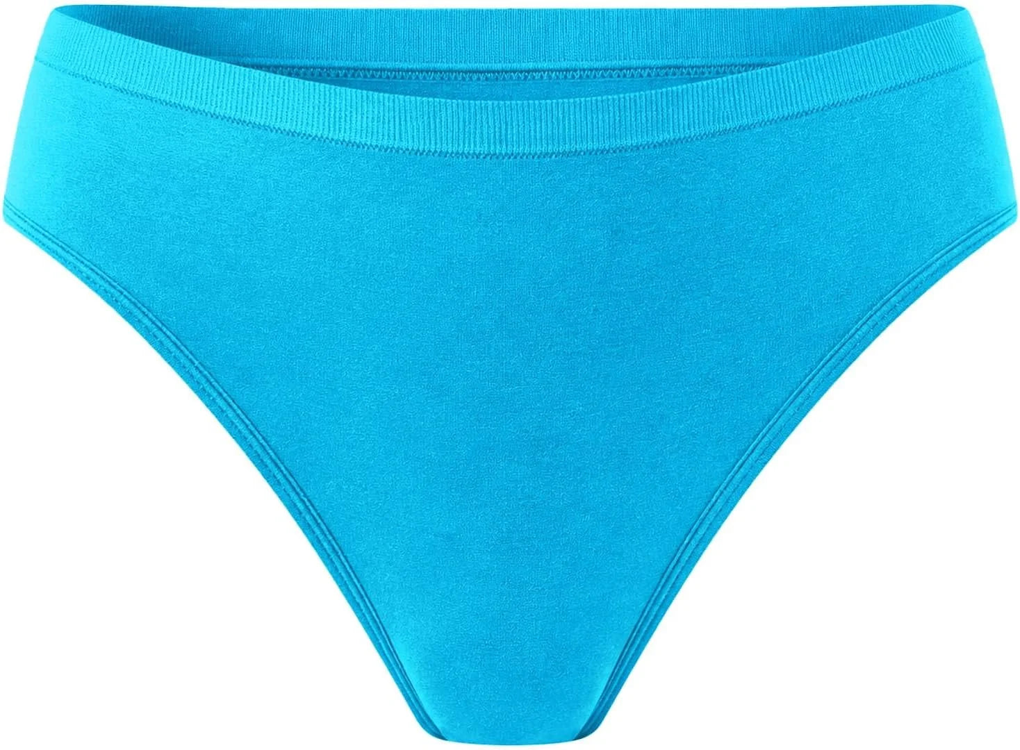 High Waisted Solid Underwear for Women Sexy Breathable Panties