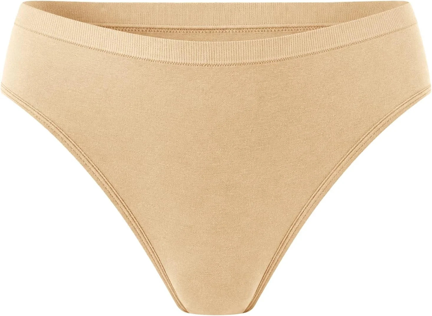 High Waisted Solid Underwear for Women Sexy Breathable Panties