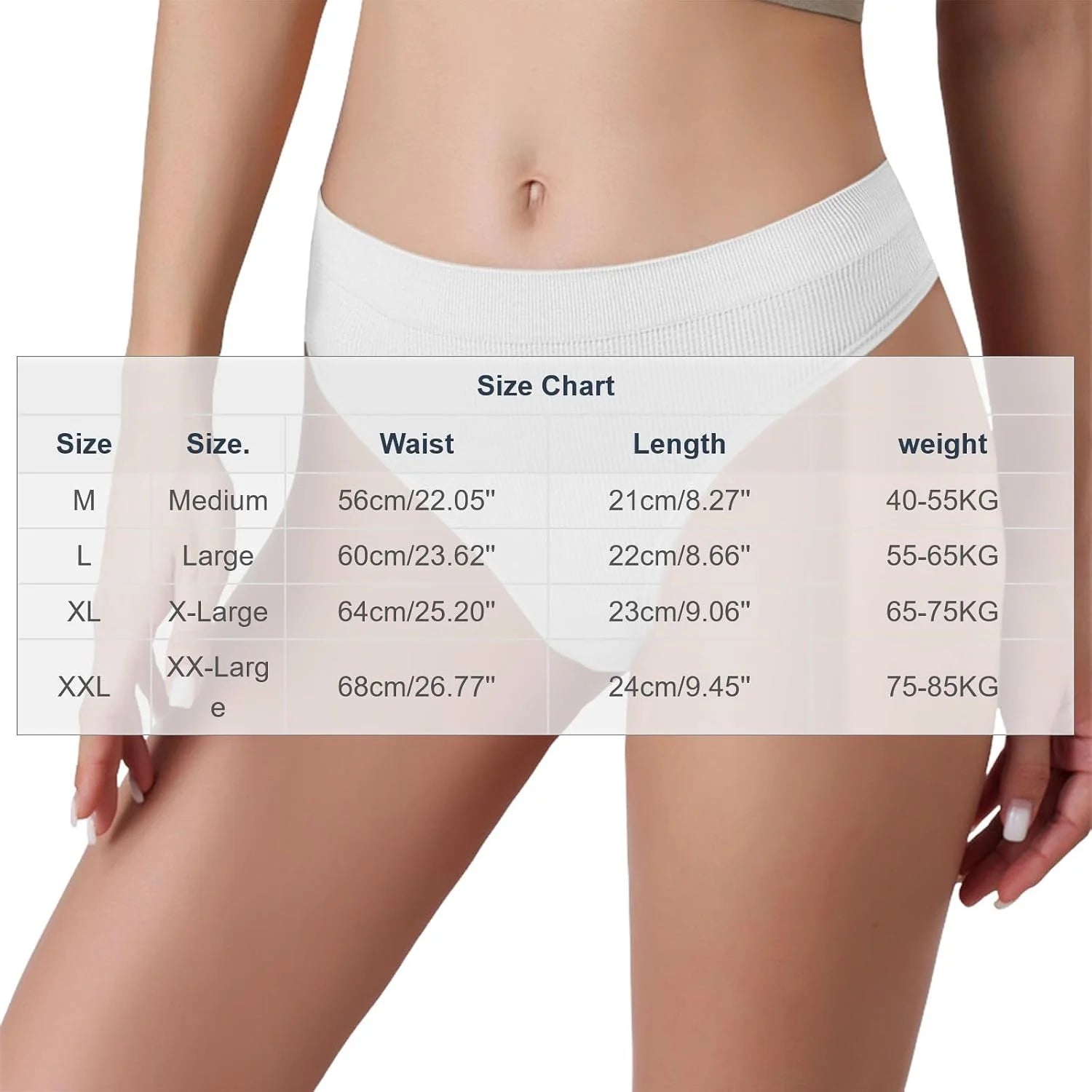 Womens Ribbed Seamless Thong High Waisted Brief Underwear