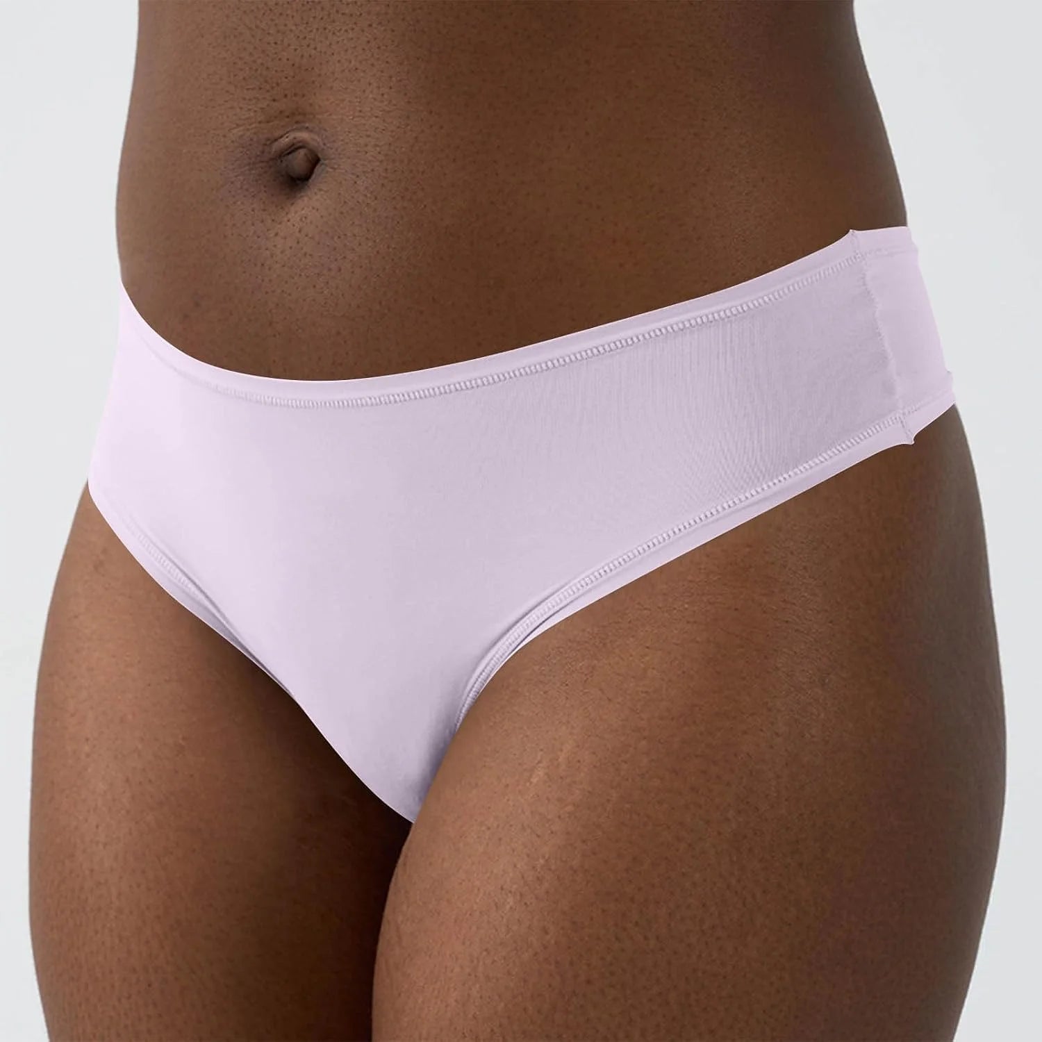 Seamless Solid Thong Panties for Women T Back Underwear