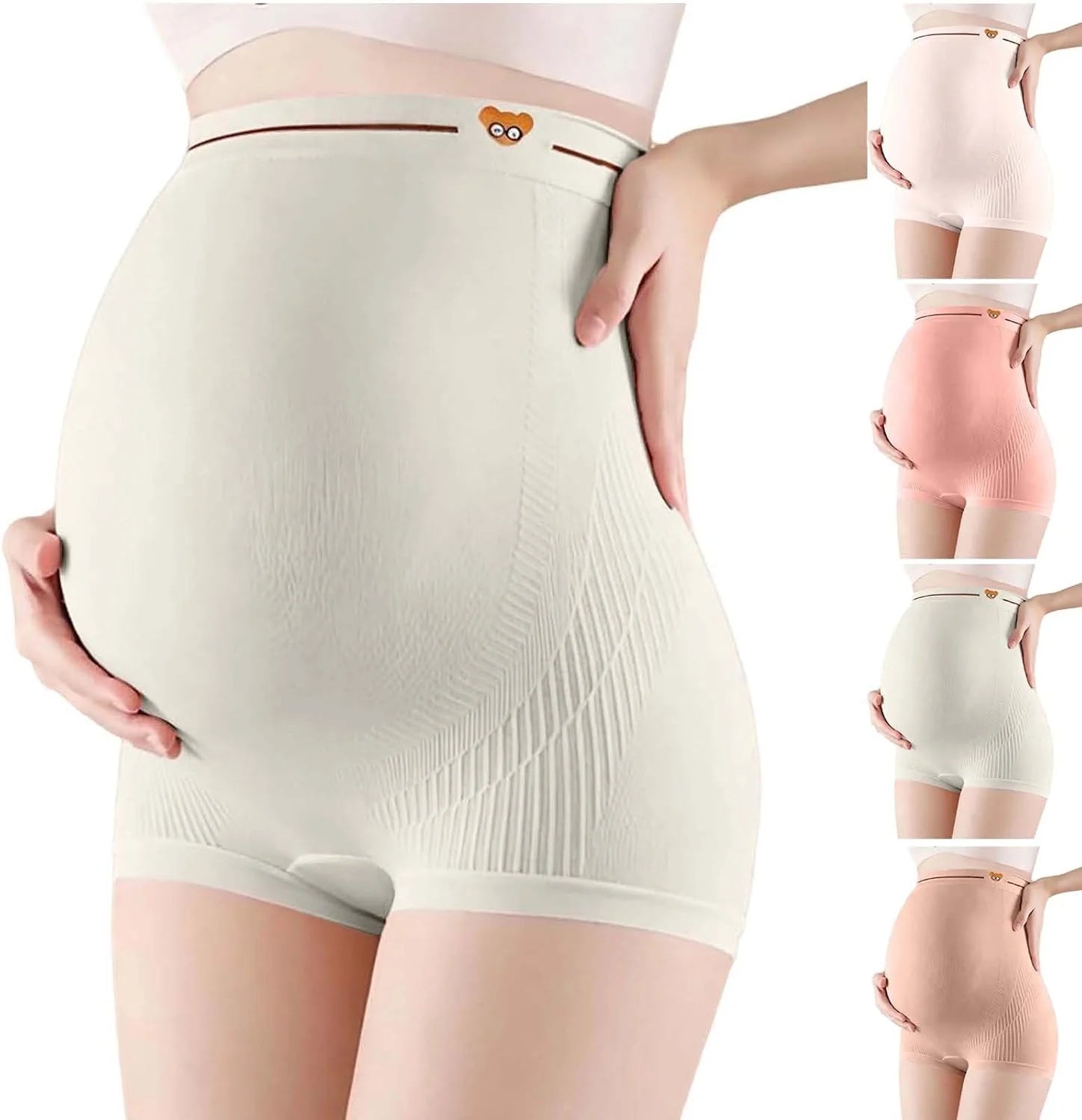 Maternity High Waisted Boyshorts Briefs for Pregnancy Women