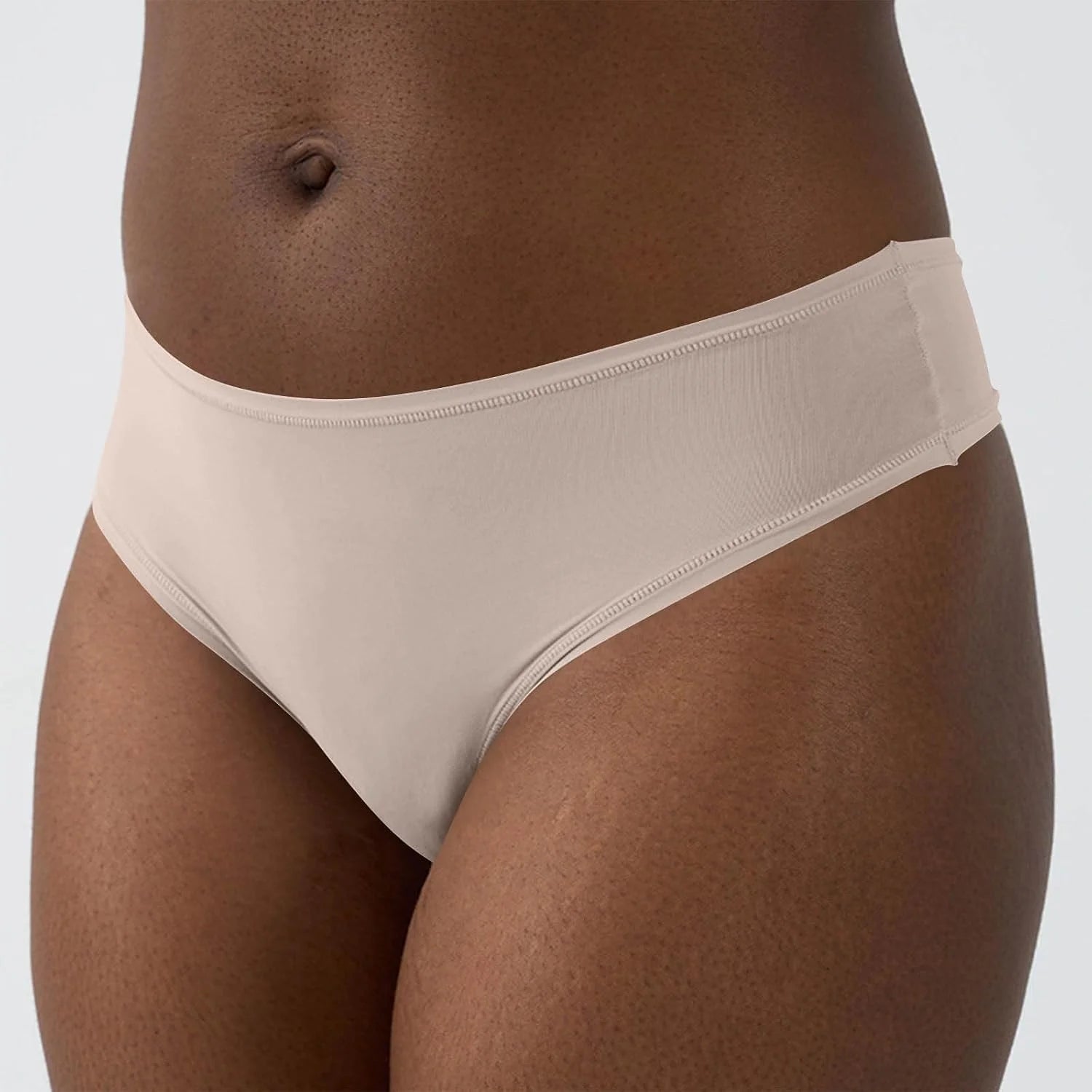 Seamless Solid Thong Panties for Women T Back Underwear