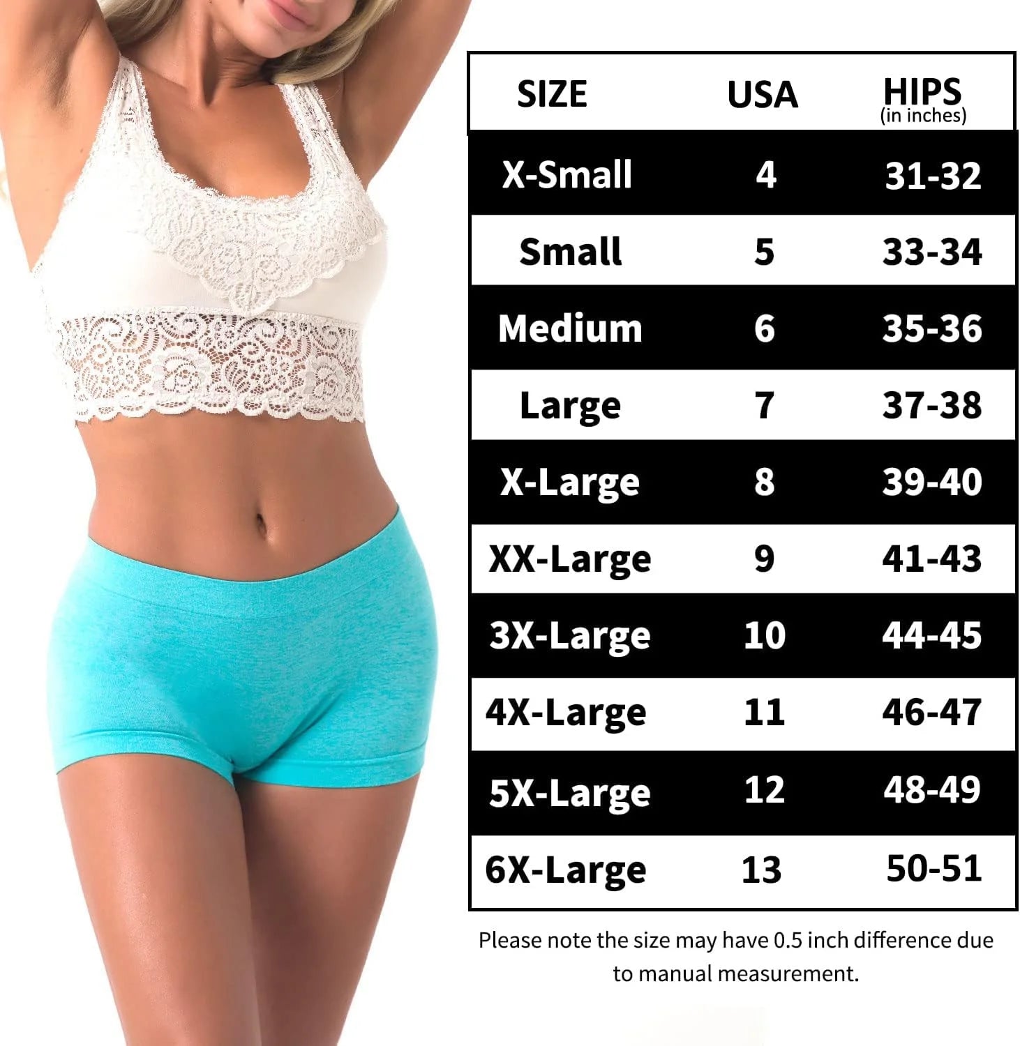R RUXIA Women's Boyshort Panties Seamless Nylon Underwear Stretch Boxer Briefs 5 Pack