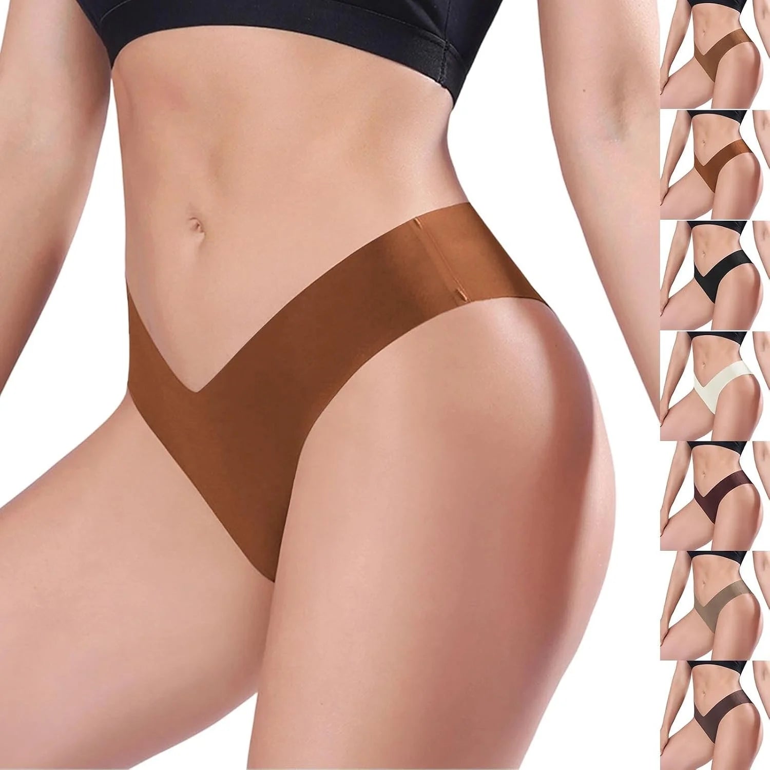 Low Waist Yoga Briefs for Women Seamless Sexy Underwear