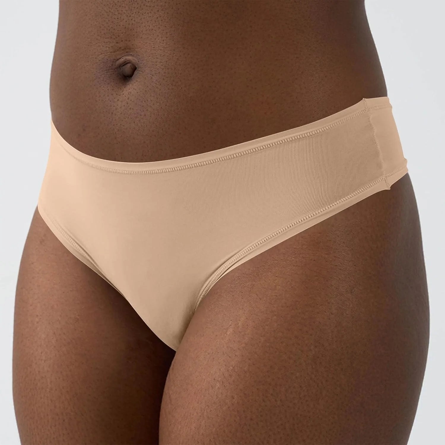Seamless Solid Thong Panties for Women T Back Underwear
