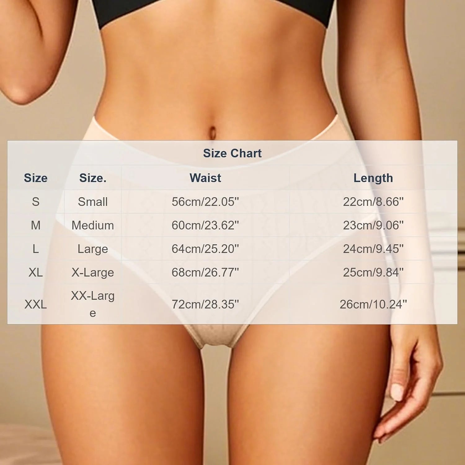 Womens Seamless Brief High Waisted Tummy Control Panties