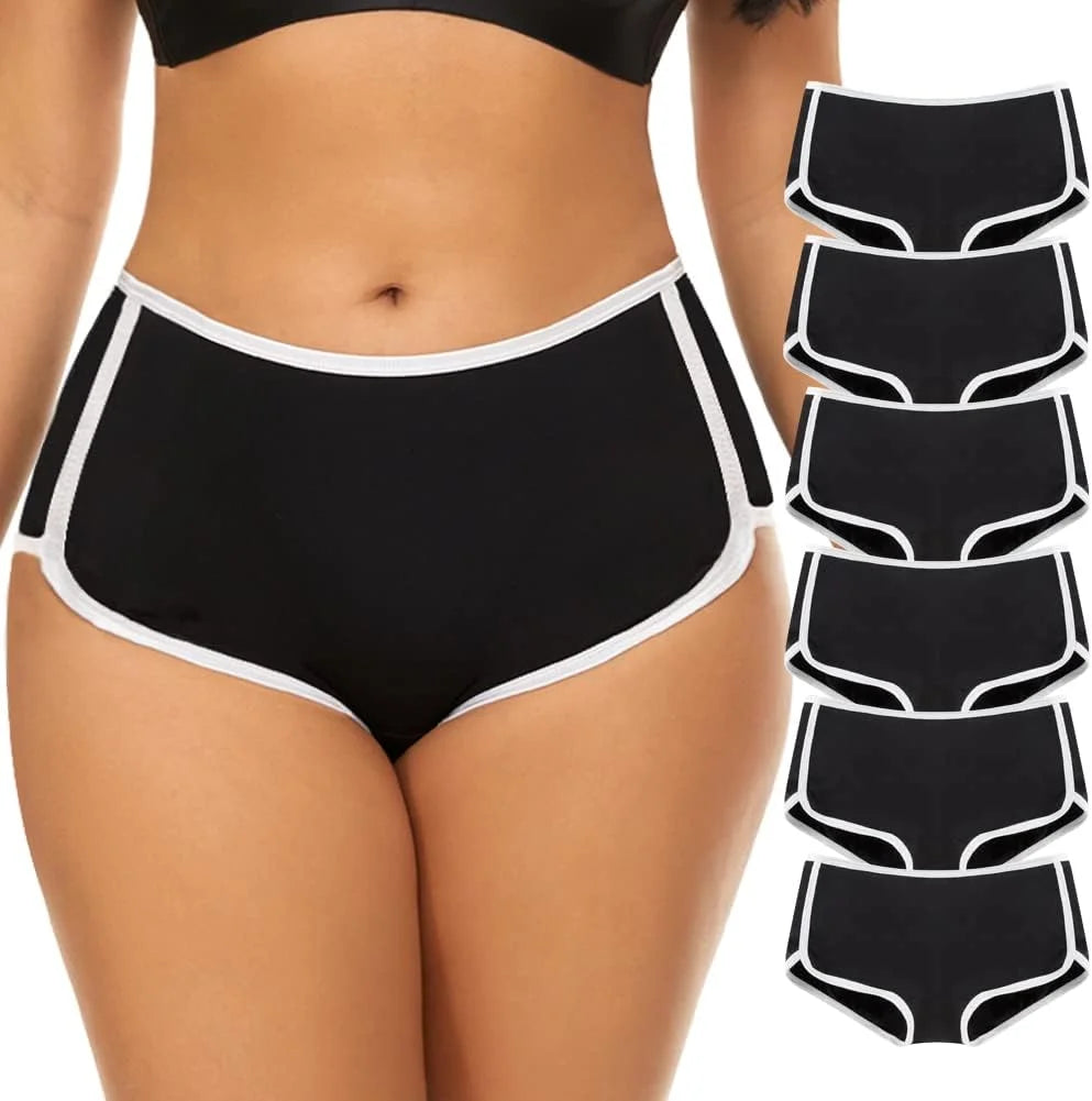Mordlanka Women Boyshorts Underwear Cotton Panties Stretch Boxer Brief…