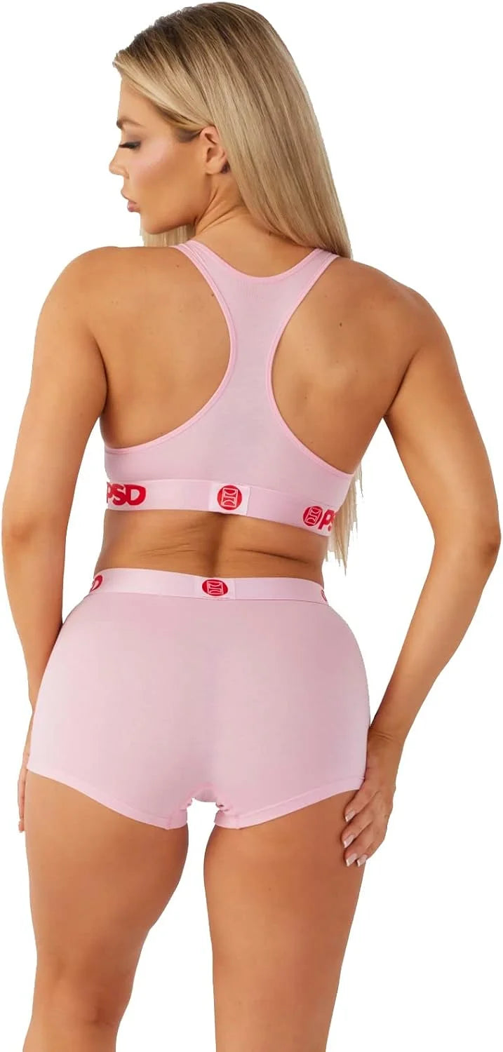PSD Women's Various Print Boy Shorts - Full Coverage Women's Underwear - Comfortable Stretch Panties for Women