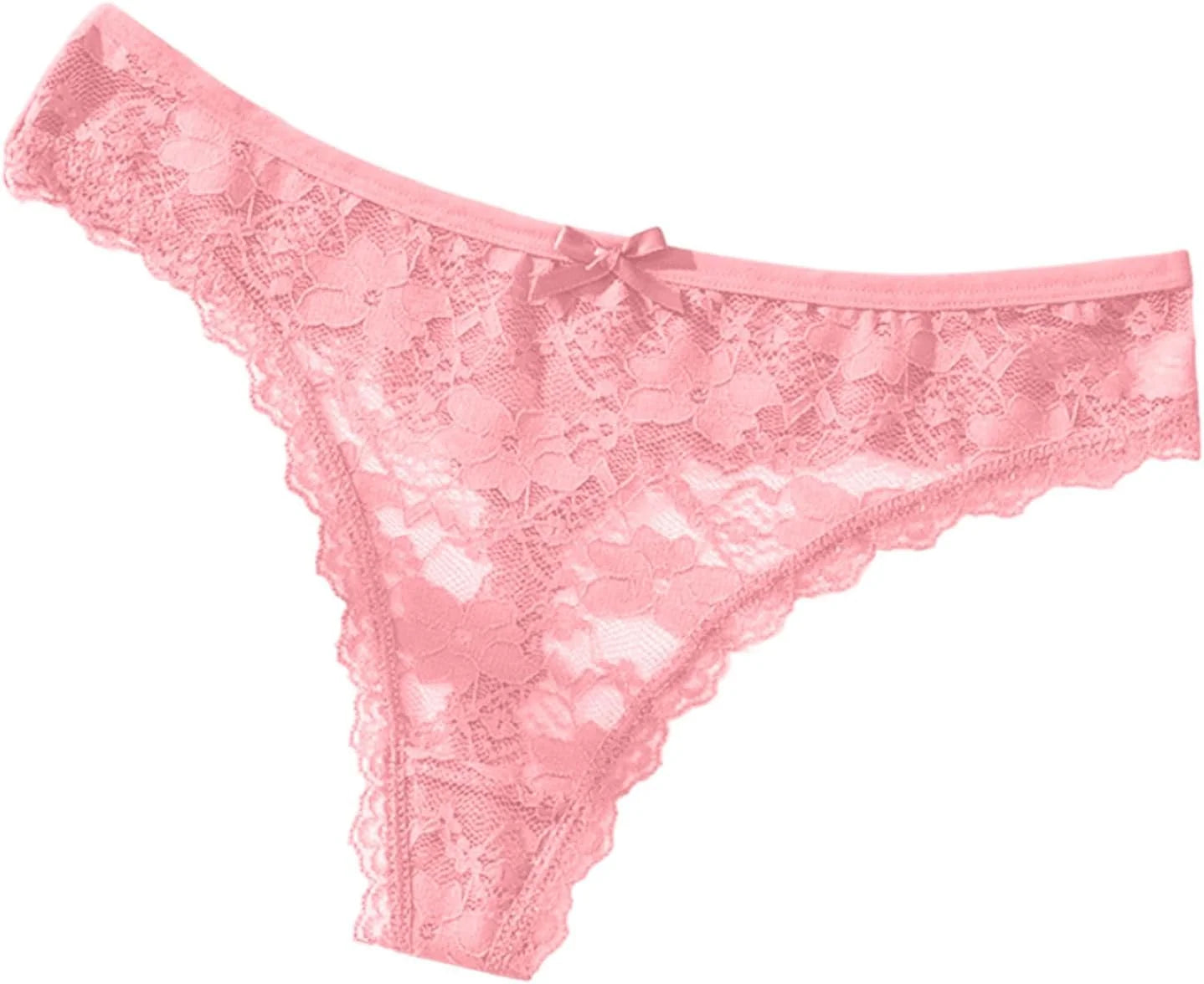 Sexy Lace Bow Low Waist Panties for Women Underwear Brief