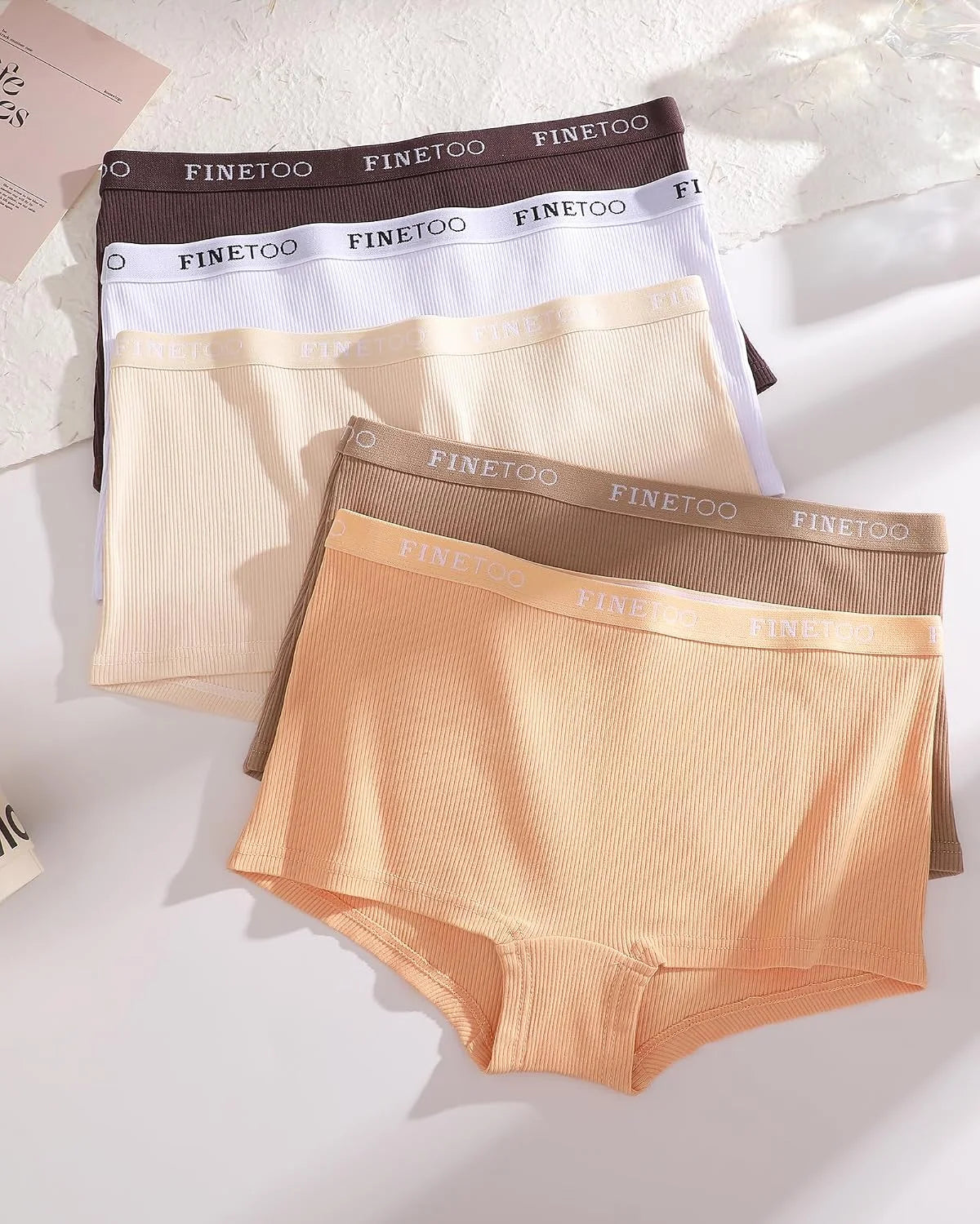 Cotton Boyshort Underwear for Women Boxer Briefs Ladies BoyShorts Panties