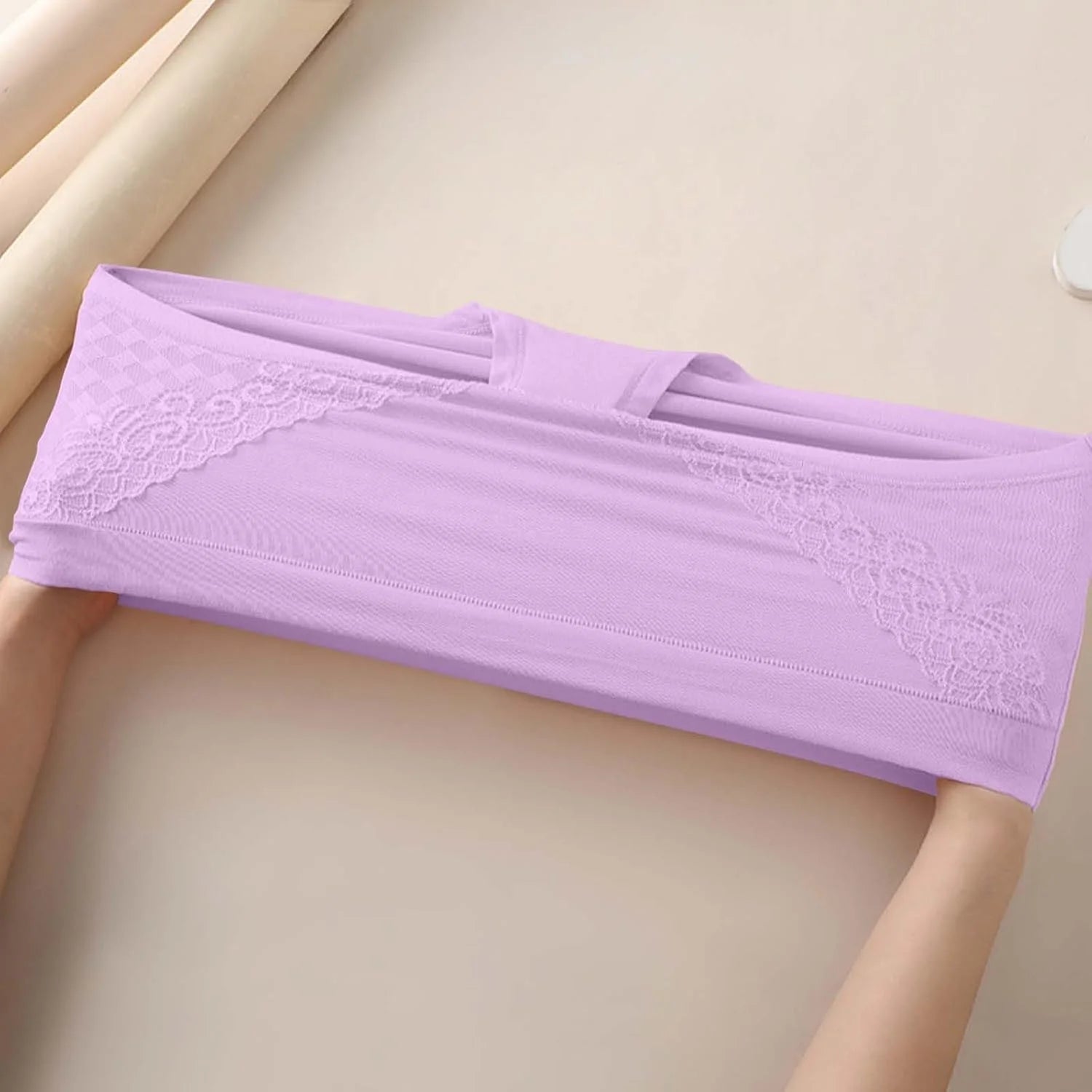 Plus Size High Waisted Briefs for Women Breathable Underwear