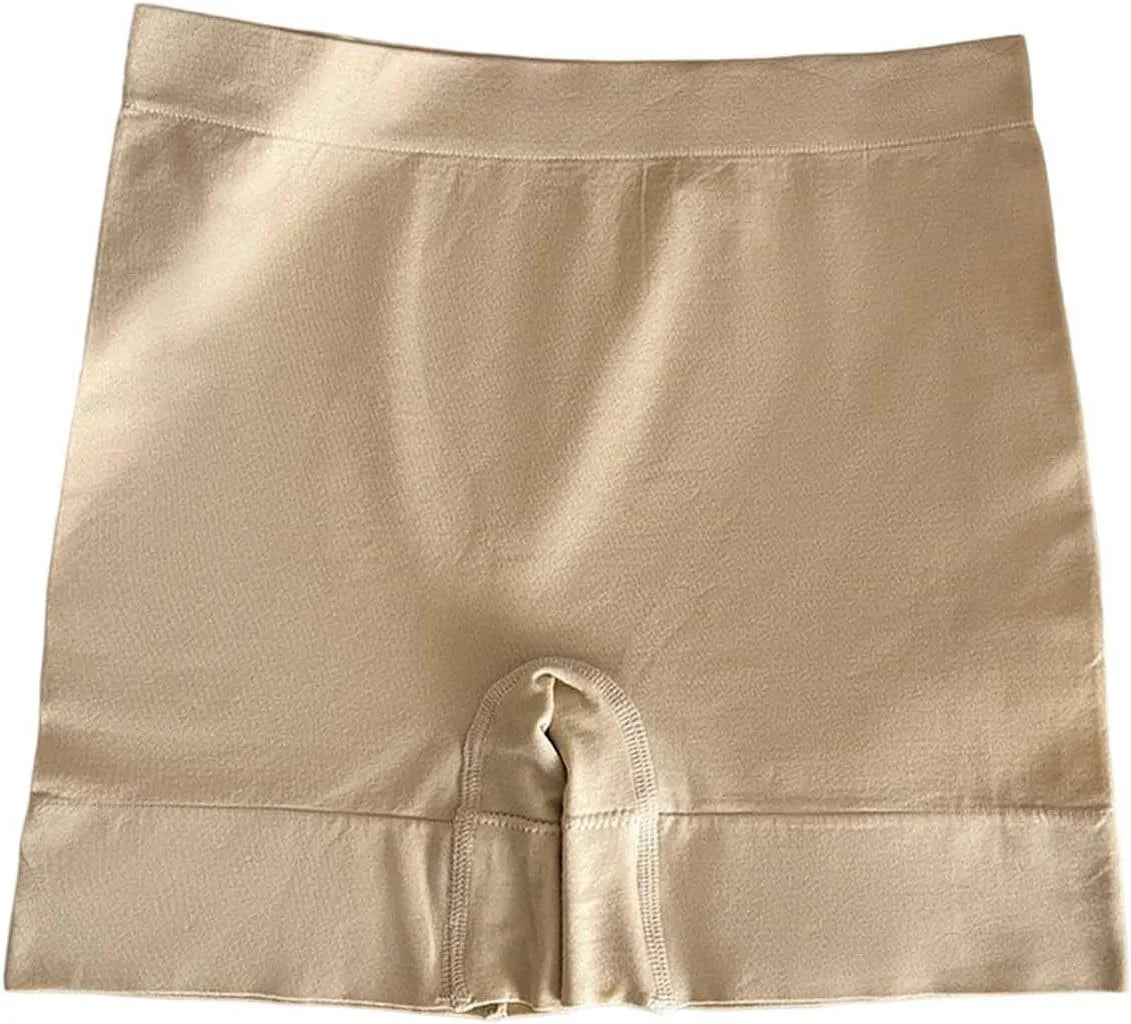 Womens High Waisted Seamless Stretch Shorts Under Dress Underwear