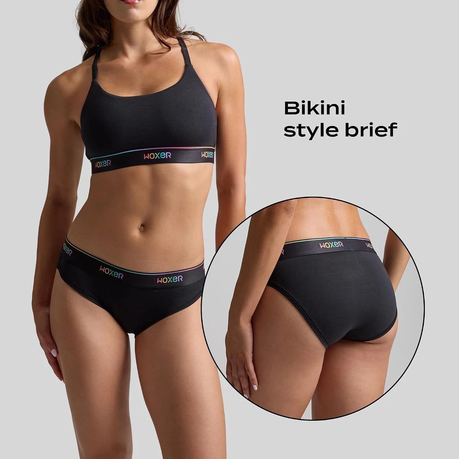 Woxer Women’s Seamless Bikini Underwear – Soft Modal, Chafe-Free, Moisture-Wicking Bikini Style Panties –Tag-Free Design