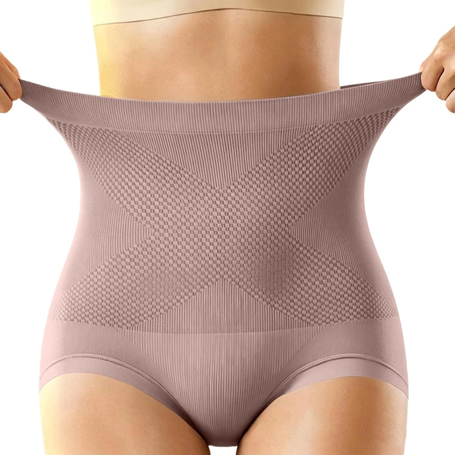 HGps8w Shapewear Panties for Women Stretchy High Waisted Tummy Control Underwear Body Shaper Seamless Briefs
