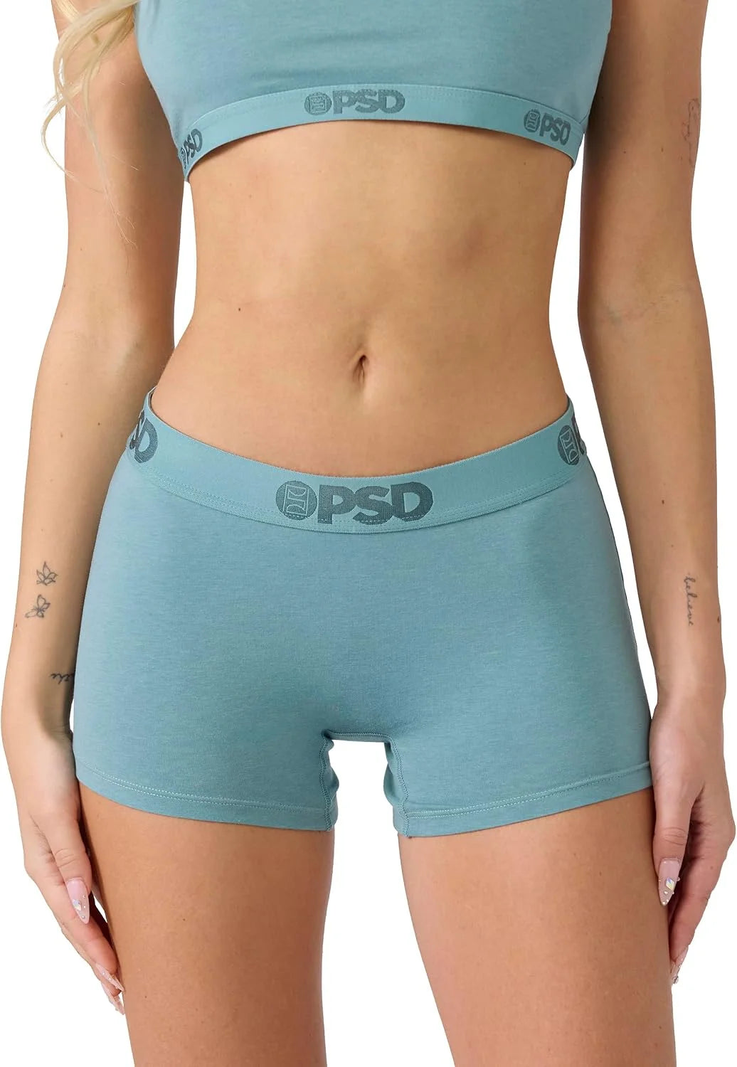 PSD Women's Various Print Boy Shorts - Full Coverage Women's Underwear - Comfortable Stretch Panties for Women