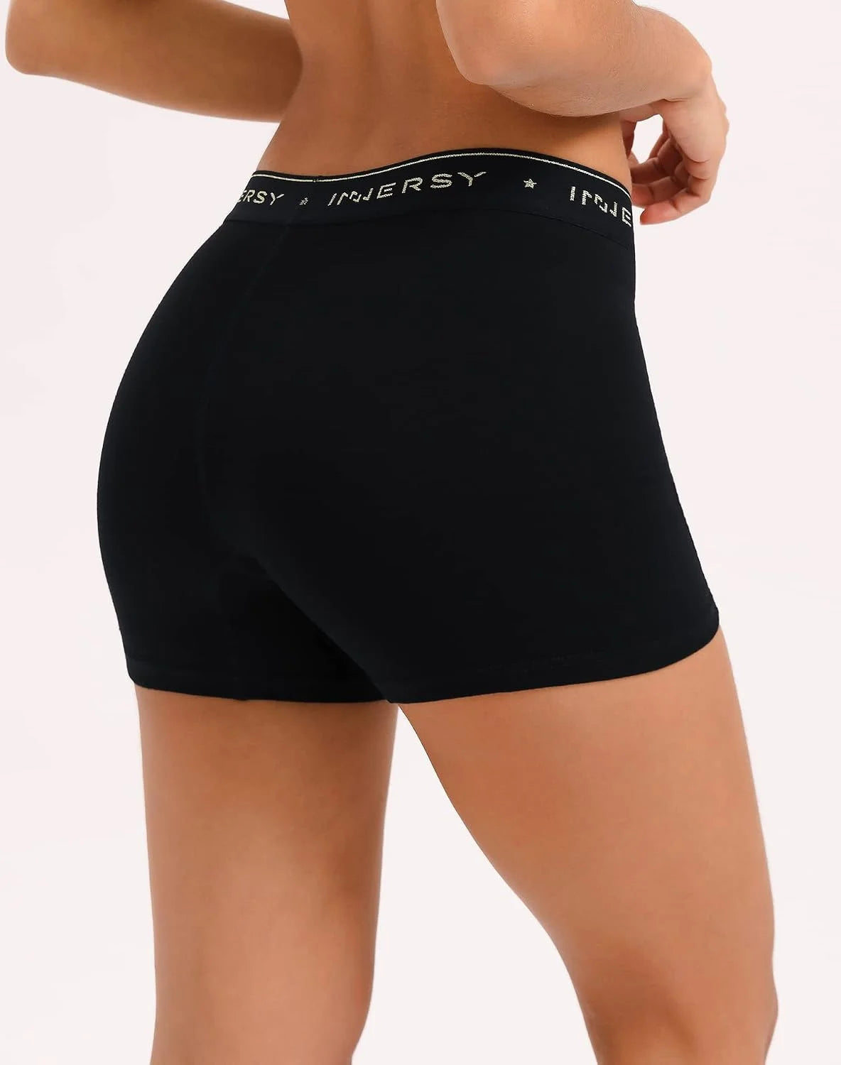 INNERSY Women's Cotton Boyshorts Underwear 3-Pack