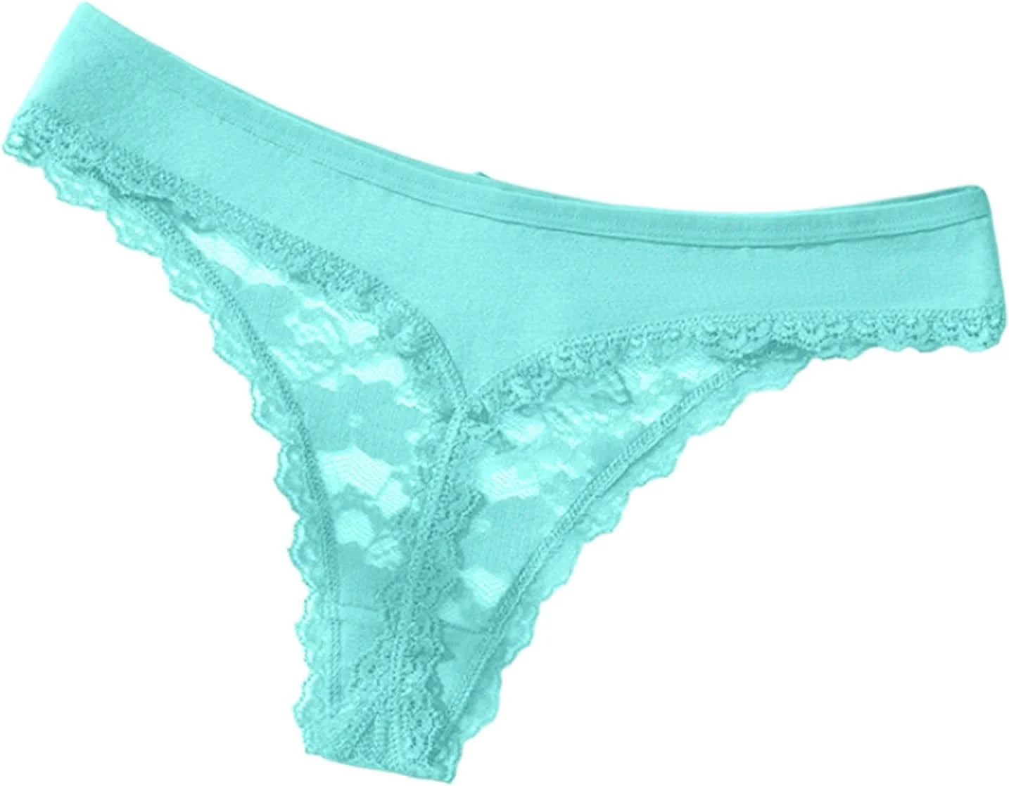 Sexy Lace Bow Low Waist Panties for Women Underwear Brief