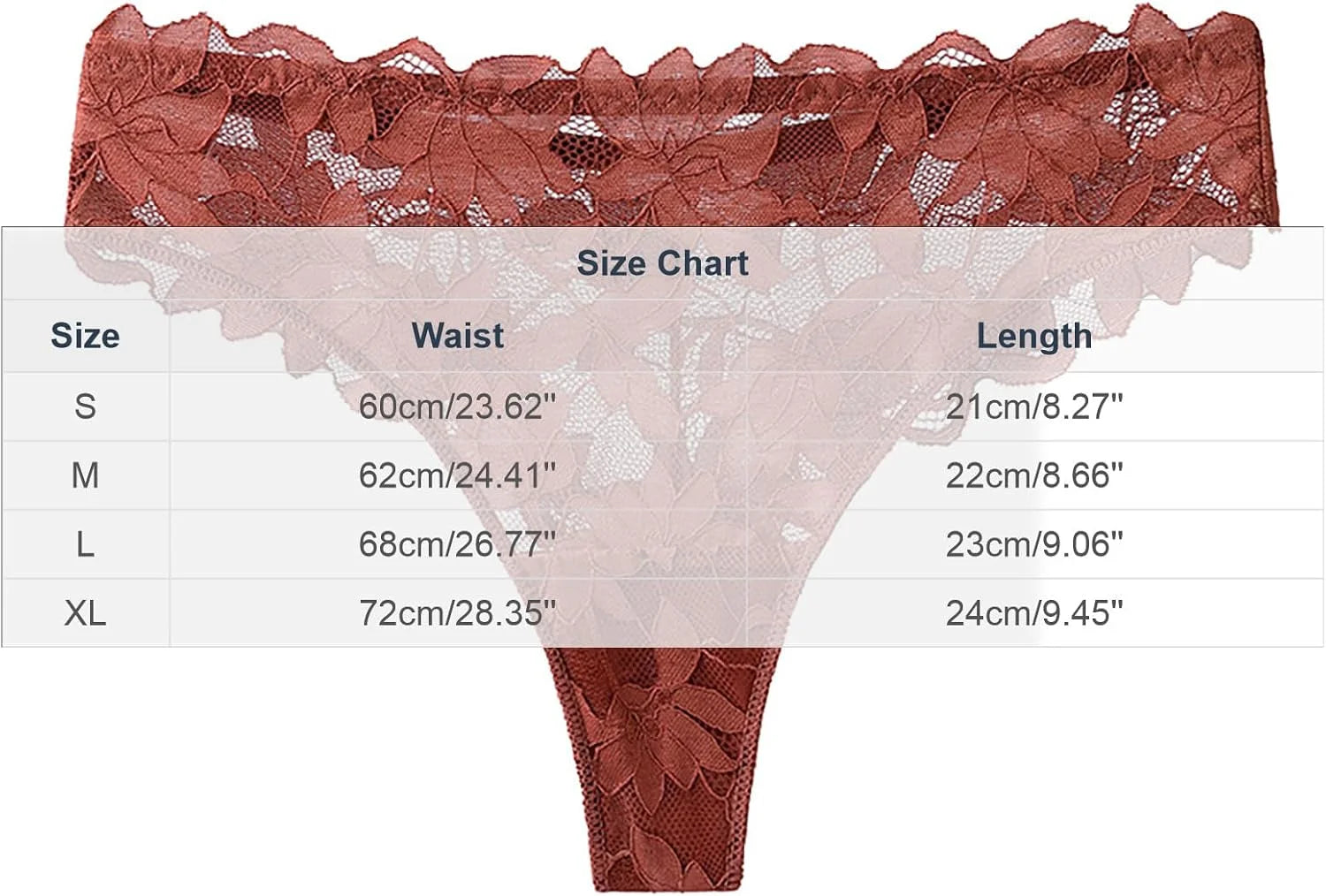 High Waist Lace Underwear for Women Sexy Thong Panties