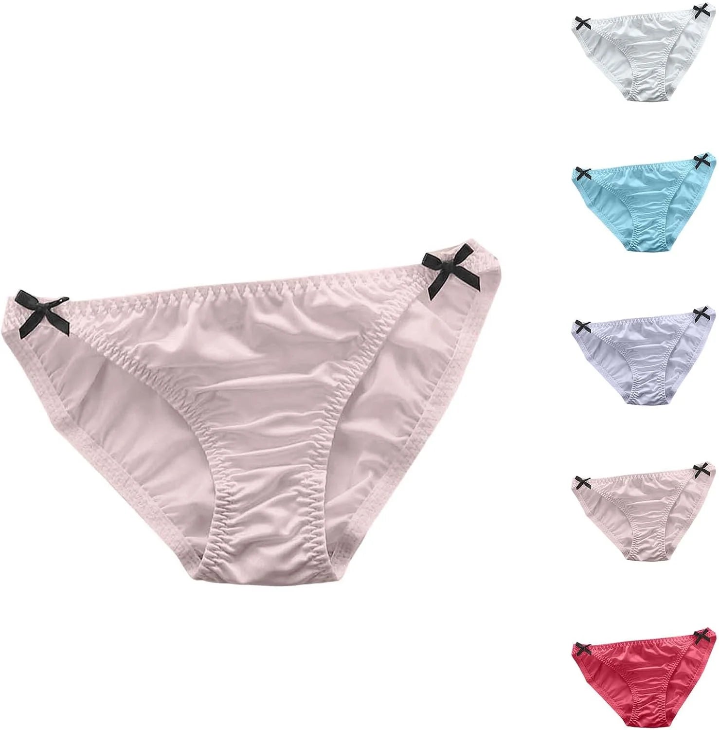 Bow Briefs Sexy Low Waist for Women Seamless Comfort Underwear