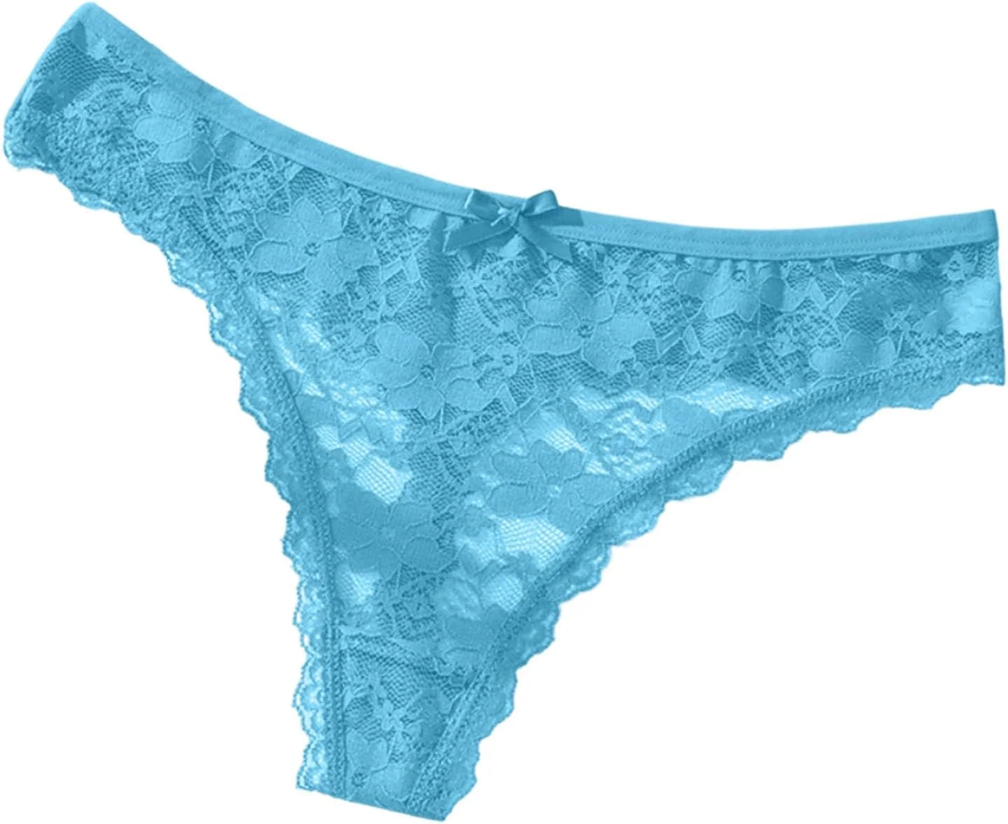 Sexy Lace Bow Low Waist Panties for Women Underwear Brief