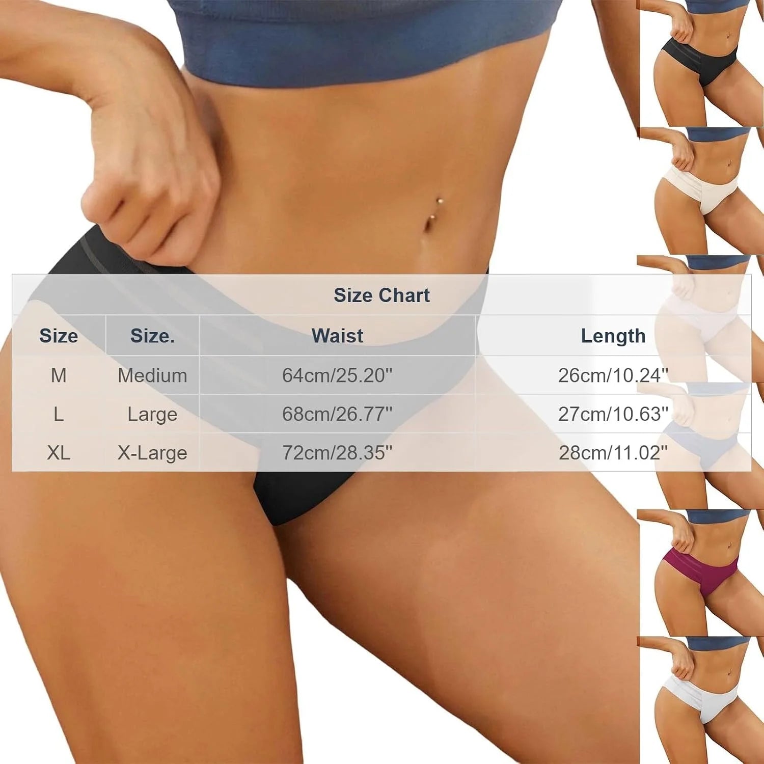 Plus Size Low Waist Thong for Women Seamless T Back Underwear